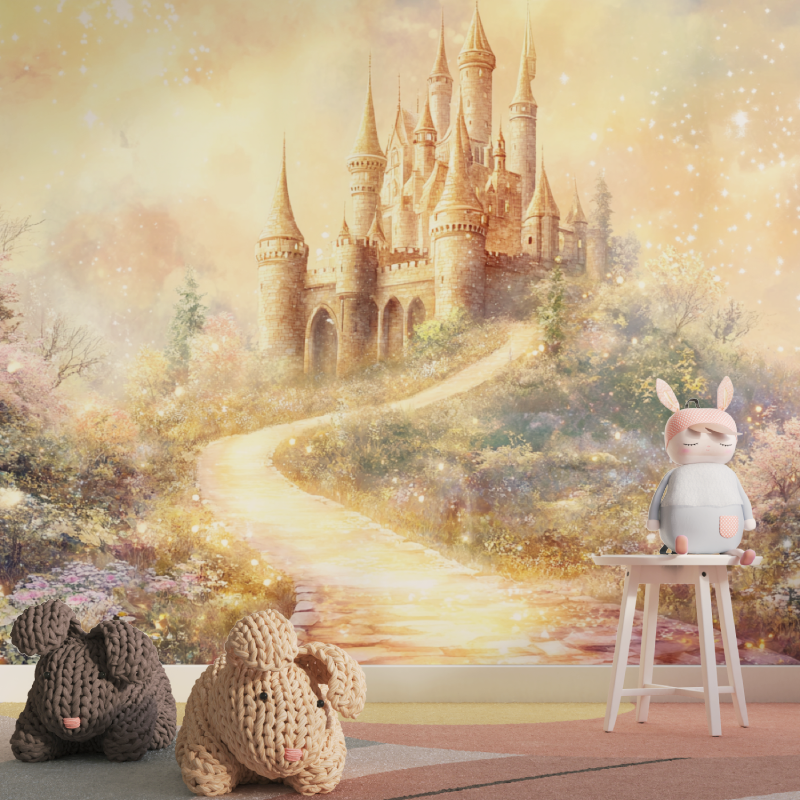 Enchanted Fortress Princess Wallpaper | Murals Wallpaper