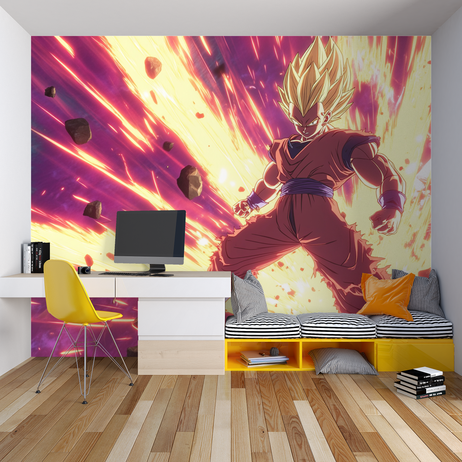 Vegeta Fire Wallpaper | Murals Wallpaper