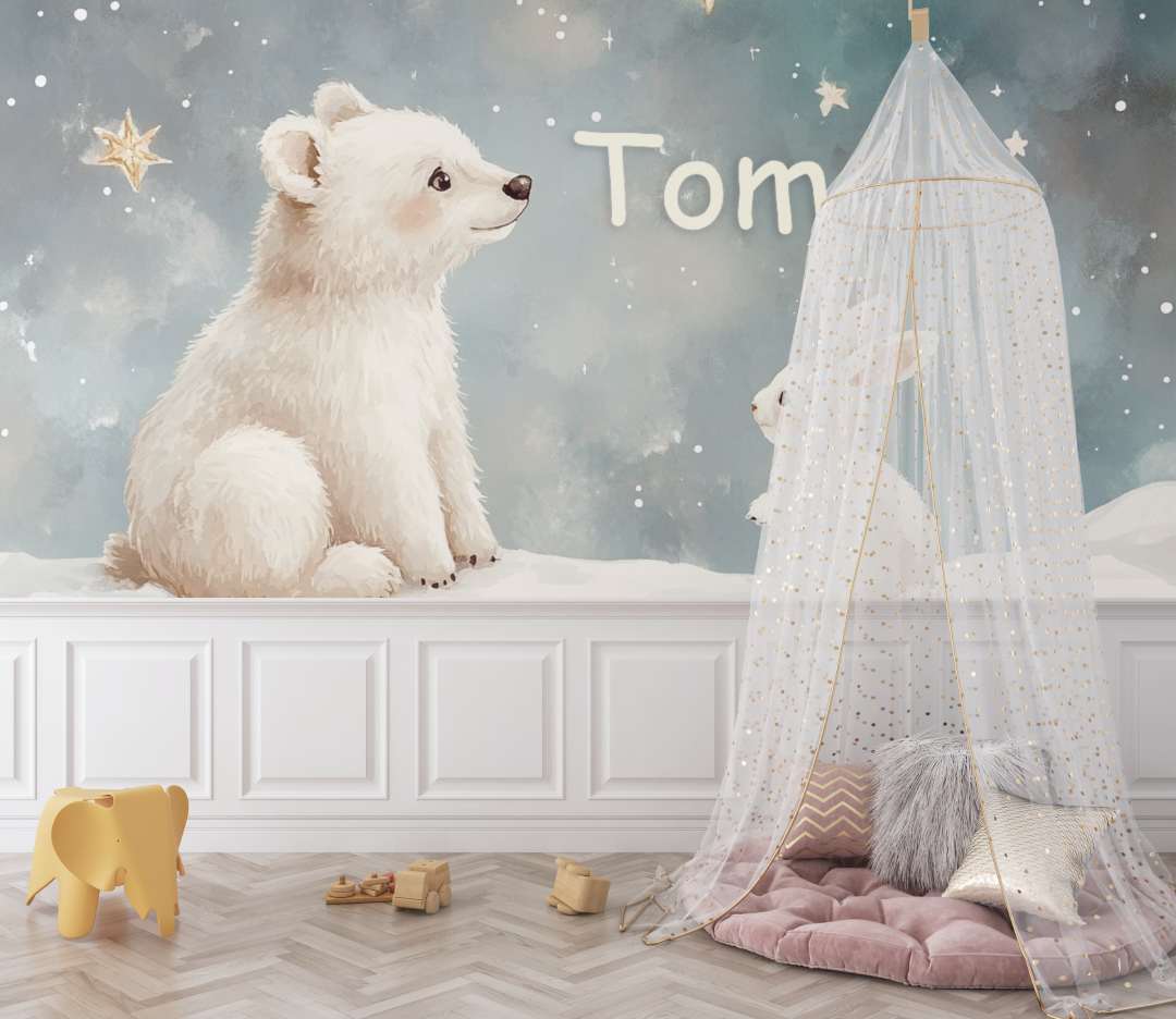 Bear Name Wallpaper | Murals Wallpaper