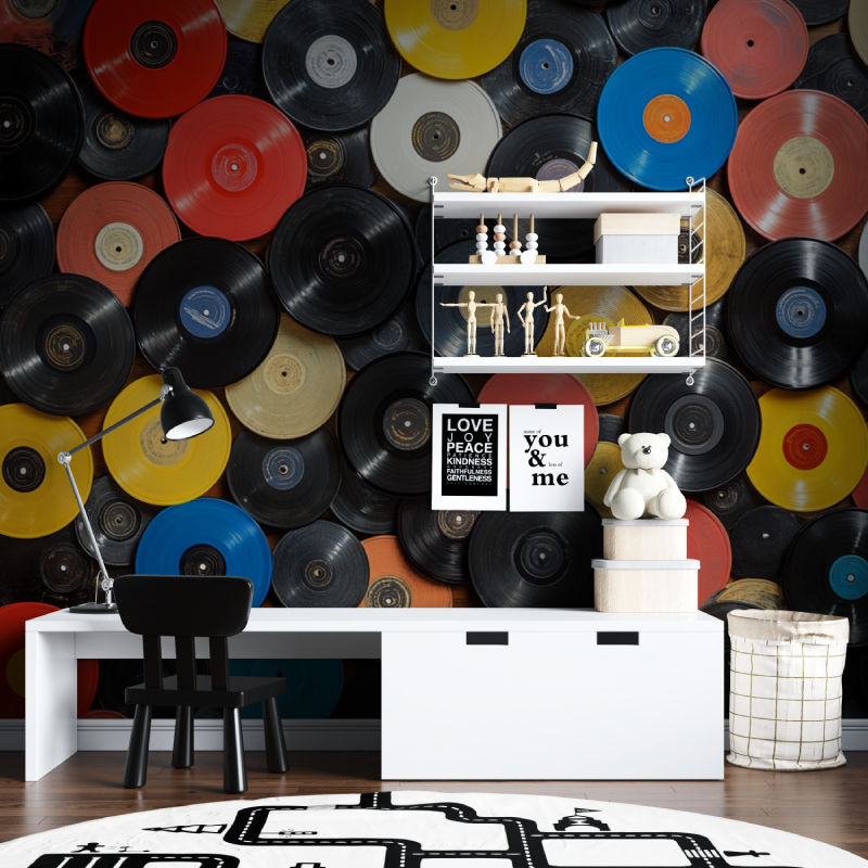 Vinyl Record Wallpaper | Murals Wallpaper