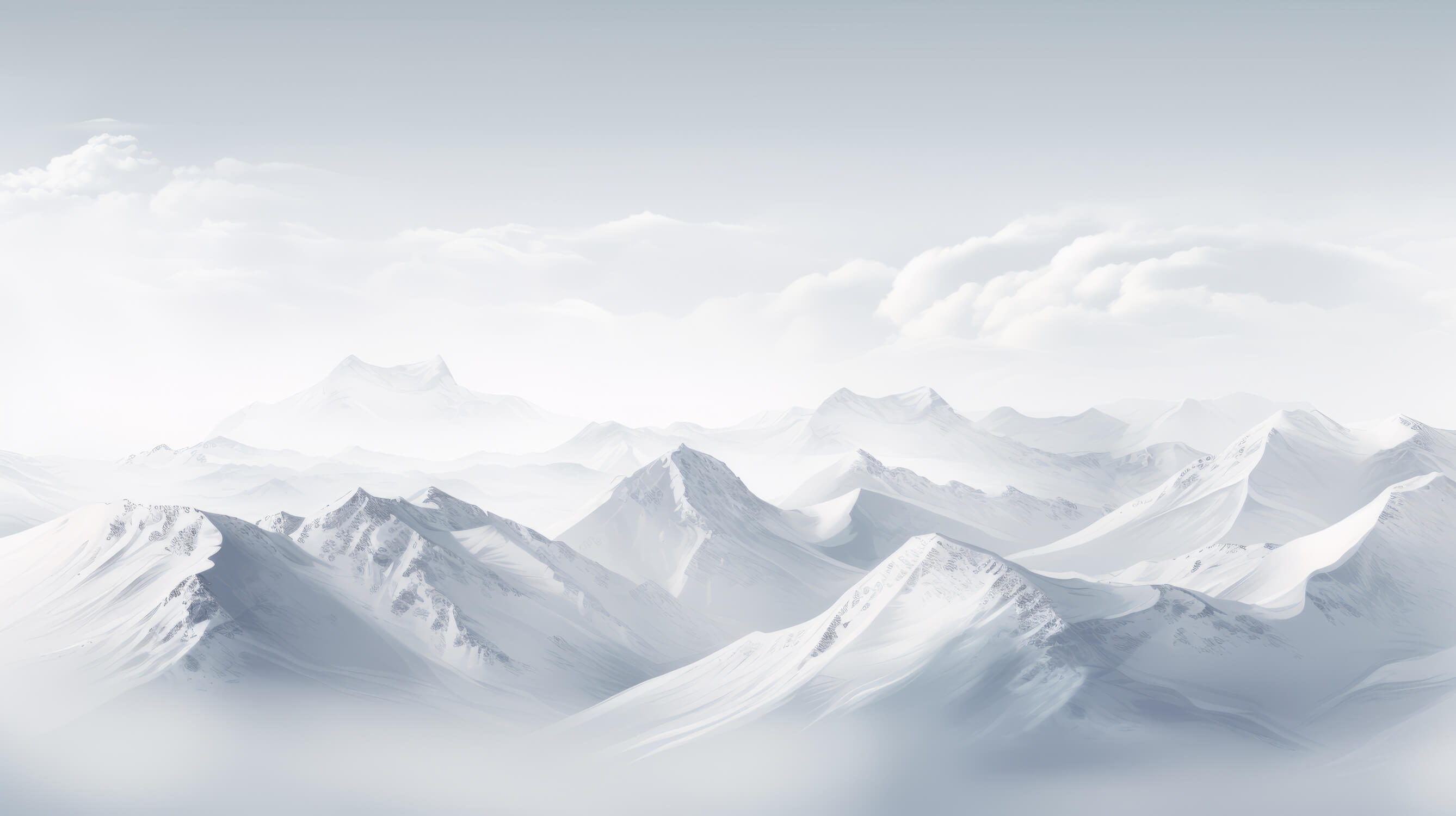 Watercolor Alps Wallpaper | Murals Wallpaper