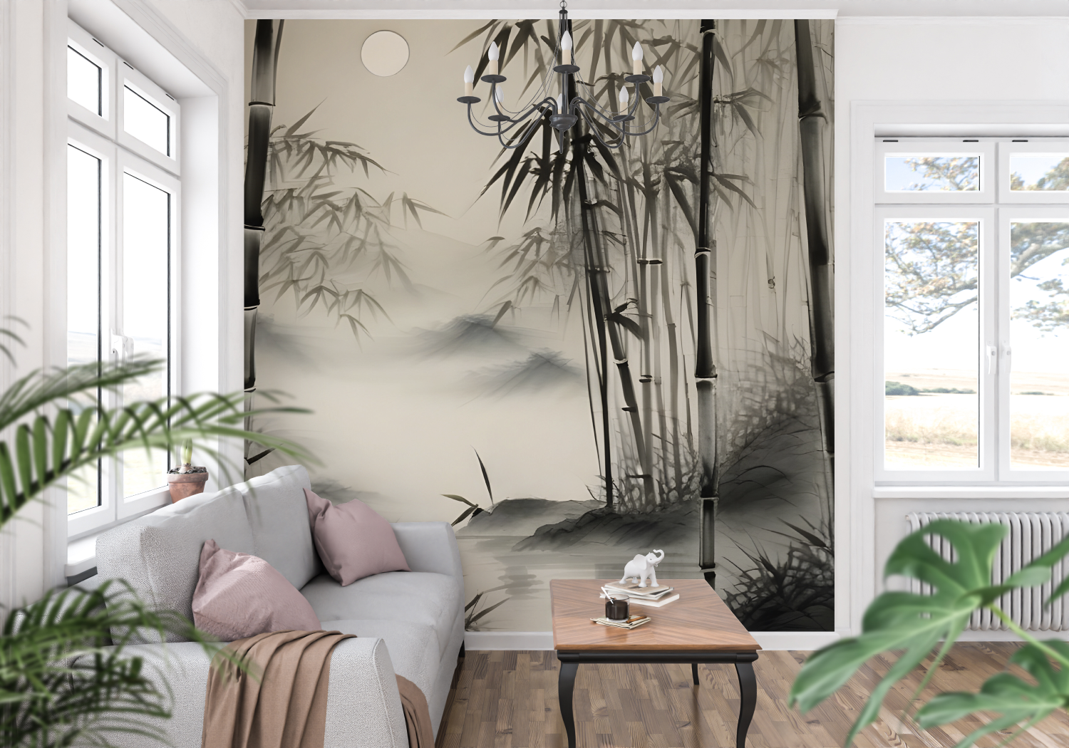Bamboo 3D Wallpaper | Murals Wallpaper