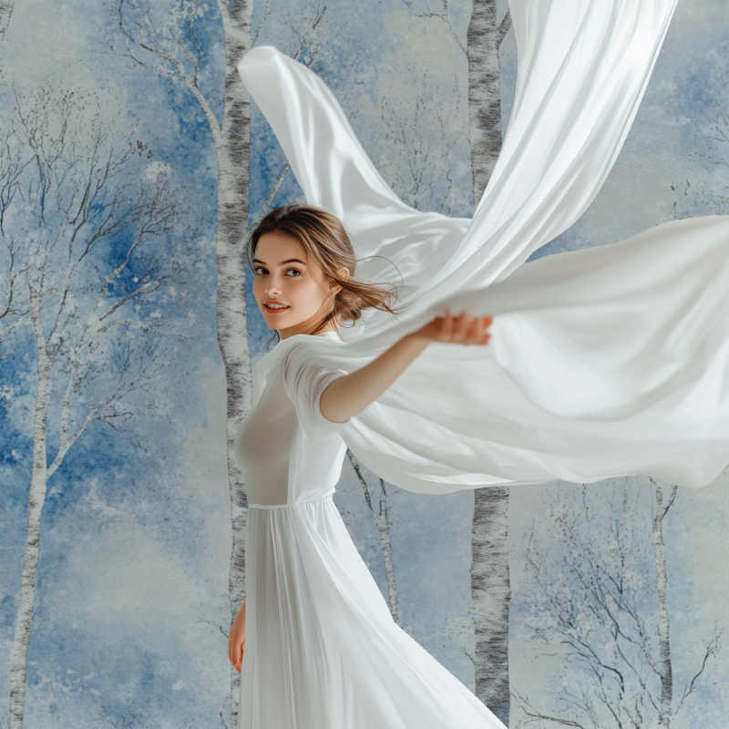 Snow Tree Wallpaper | Murals Wallpaper