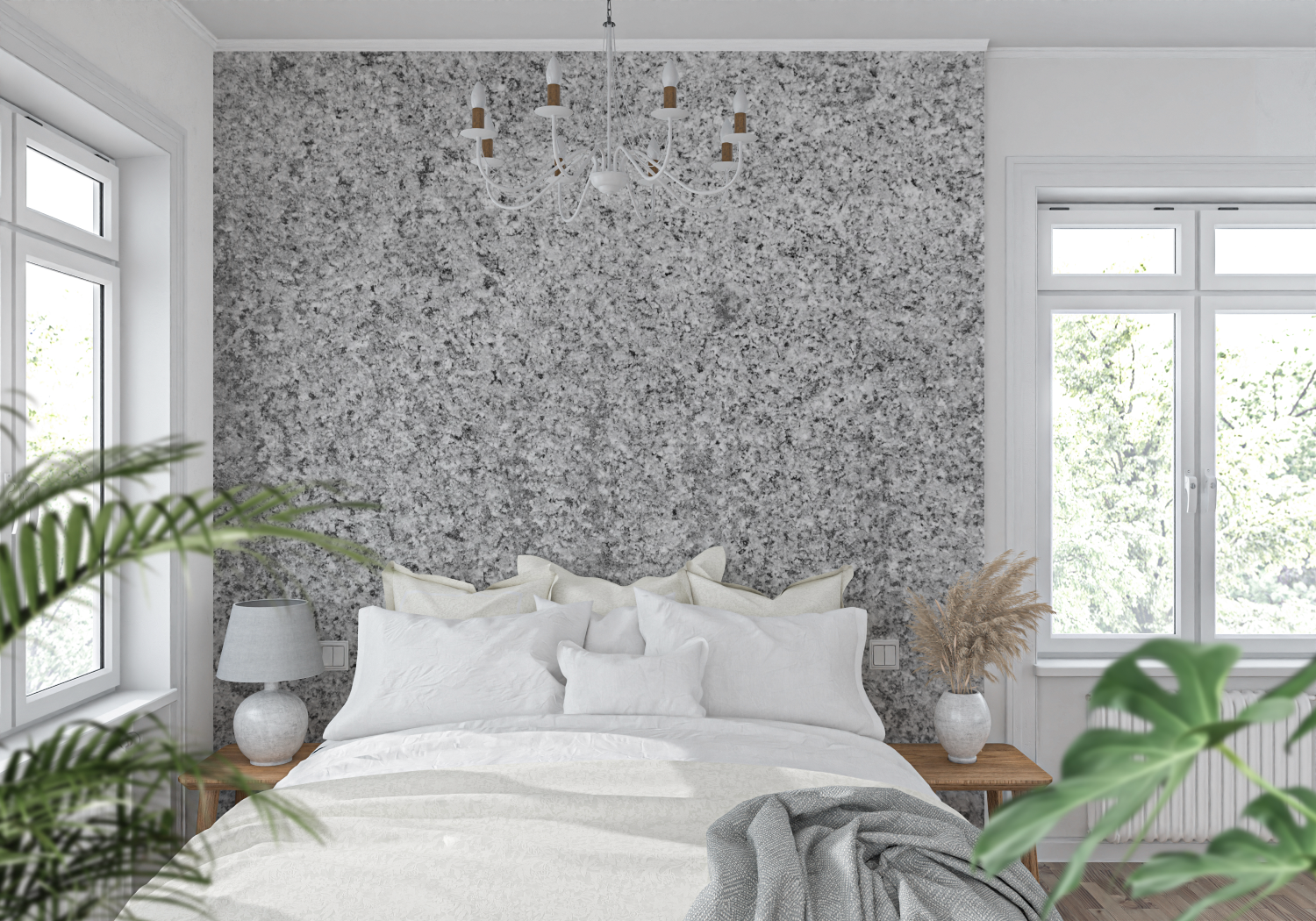 Glossy Gray Effect Wallpaper | Murals Wallpaper