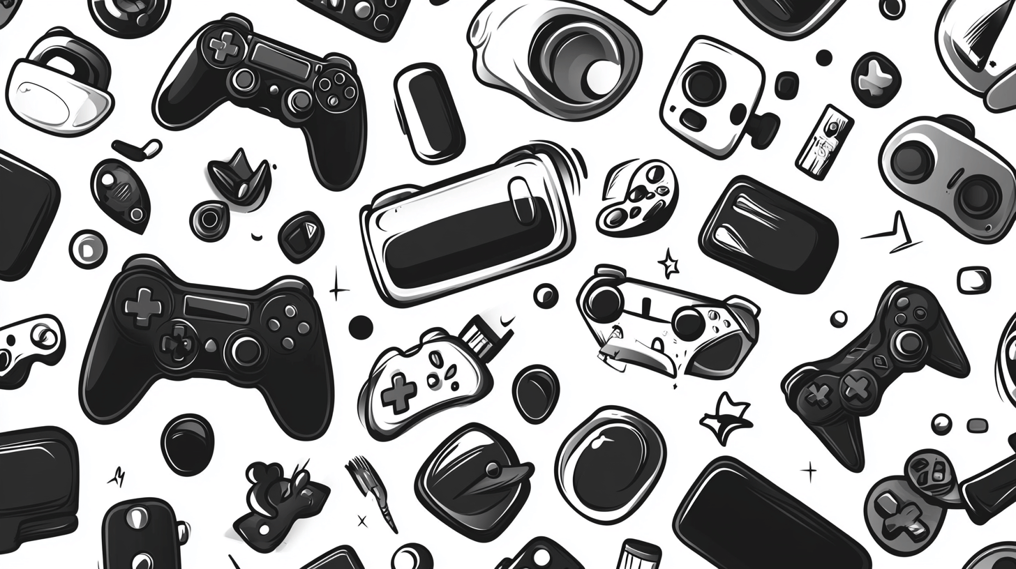 Game Material Sketch Wallpaper | Murals Wallpaper