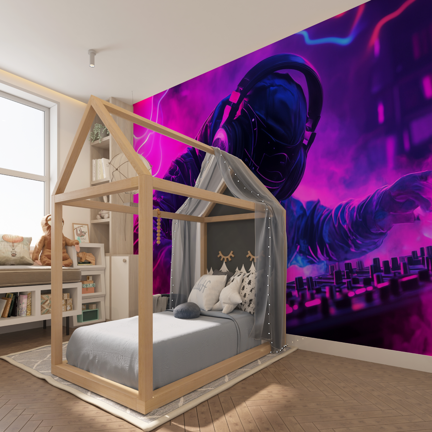 Nomadic Techno Music Wallpaper | Murals Wallpaper