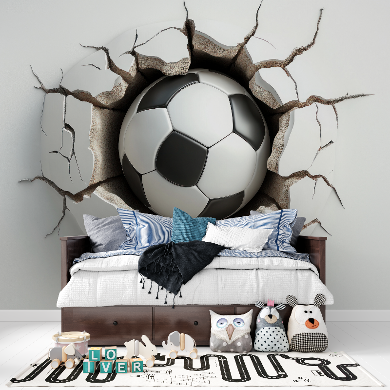3D Football Wallpaper | Murals Wallpaper