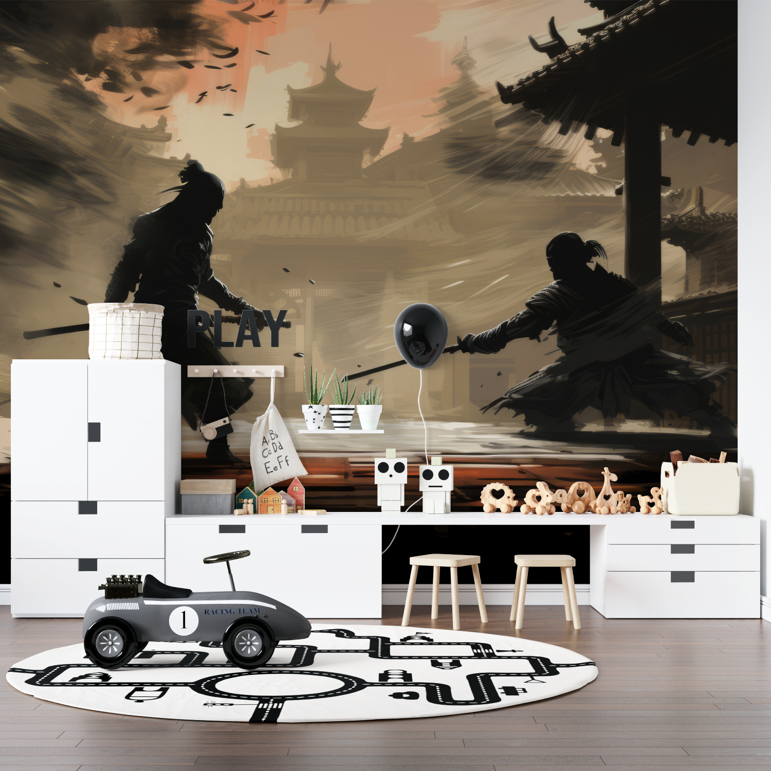 Dark Combat Anime Wallpaper | Murals Wallpaper