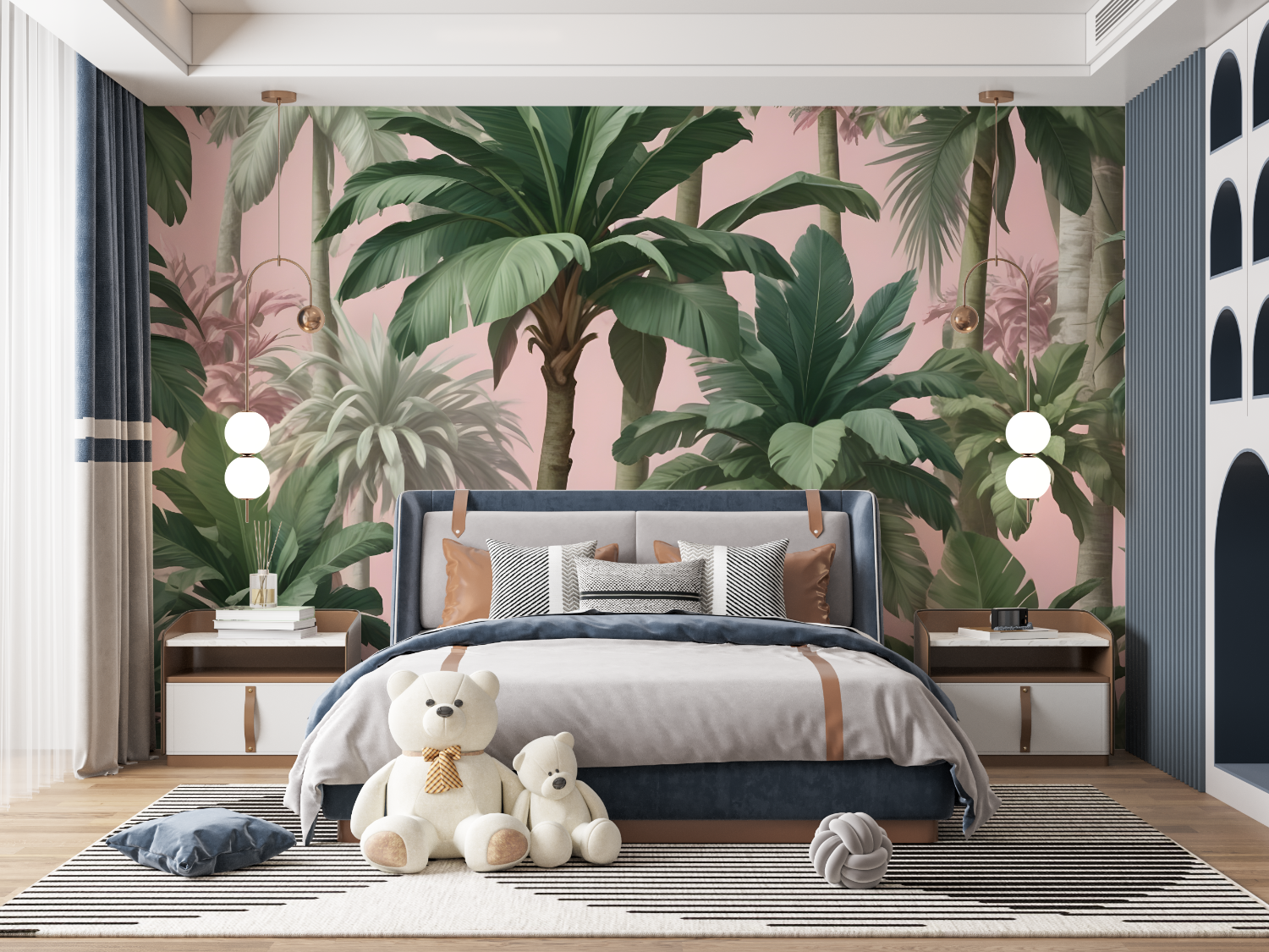 Trendy Teen Bedroom Wallpaper | Murals Wallpaper