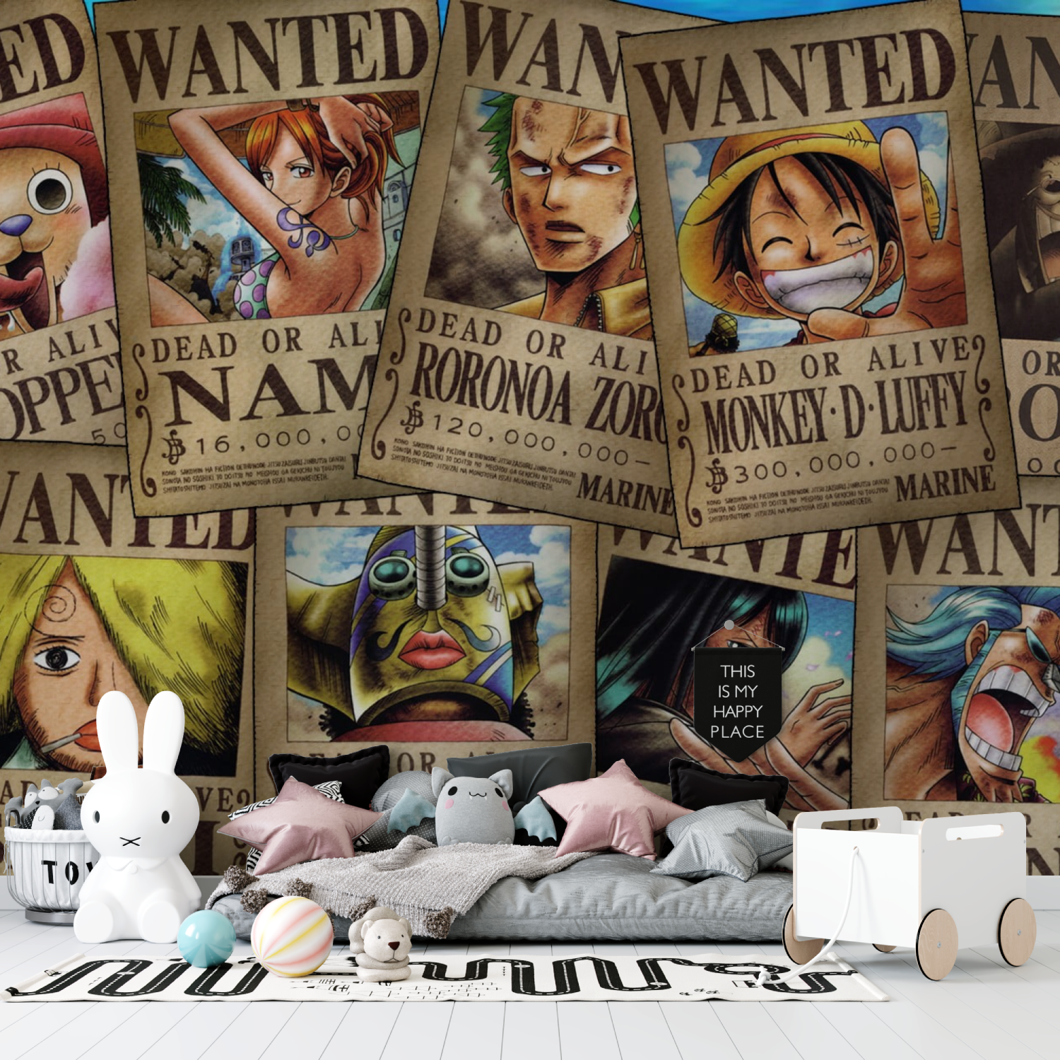 One Piece Wanted Wallpaper | Murals Wallpaper