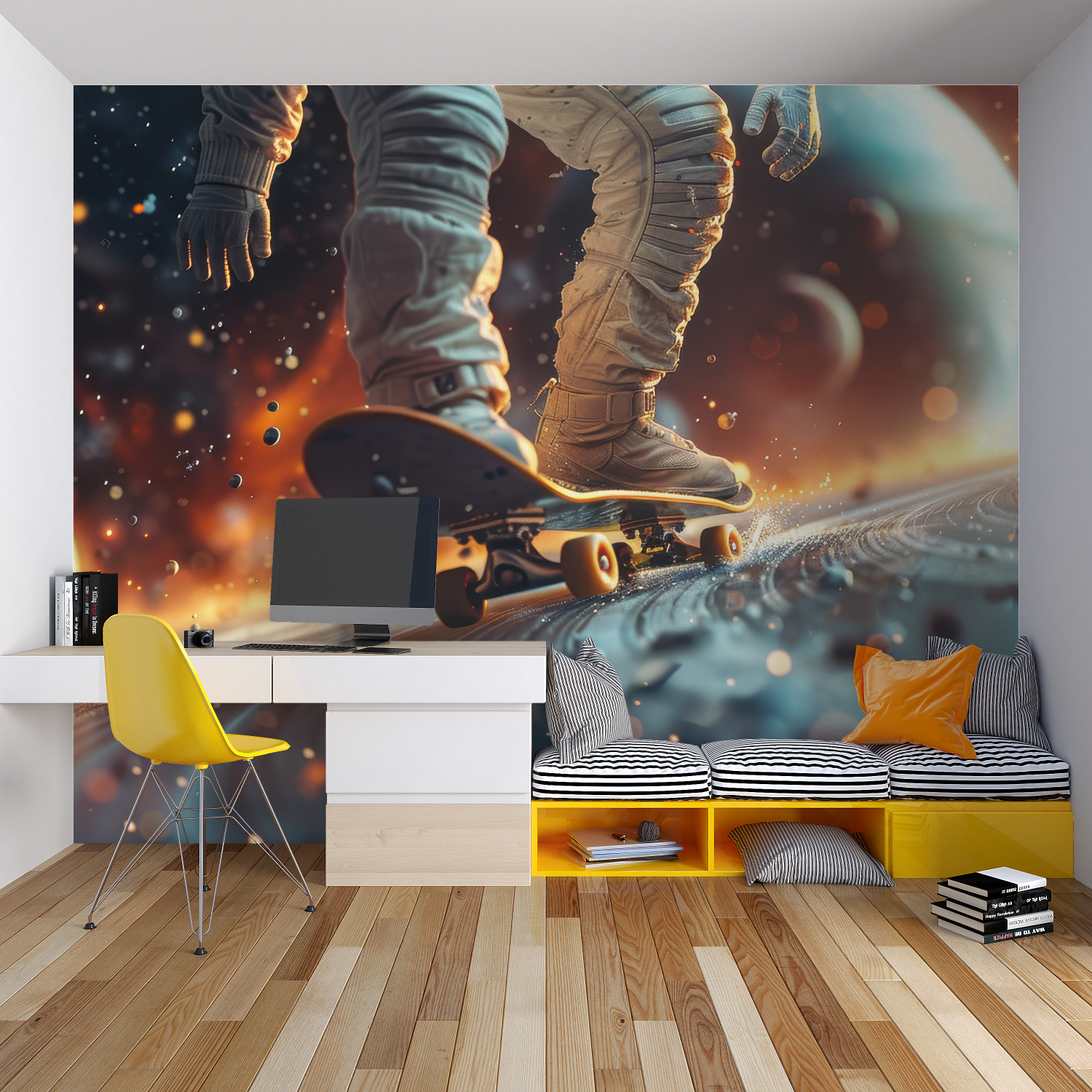 Teen Skateboard Theme Wallpaper | Murals Wallpaper