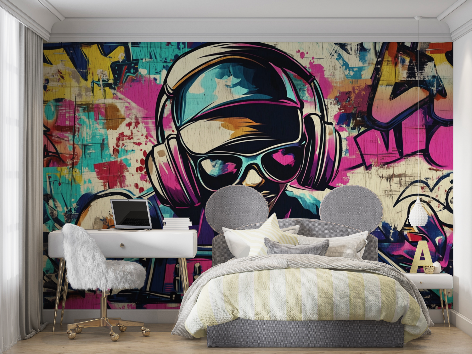 Hip-Hop Theme Wallpaper | Murals Wallpaper