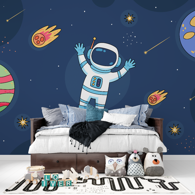 Astronaut Bedroom Space Wallpaper | Murals Wallpaper