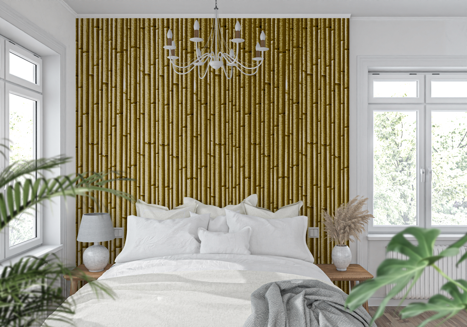 Bamboo Imitation Wallpaper | Murals Wallpaper