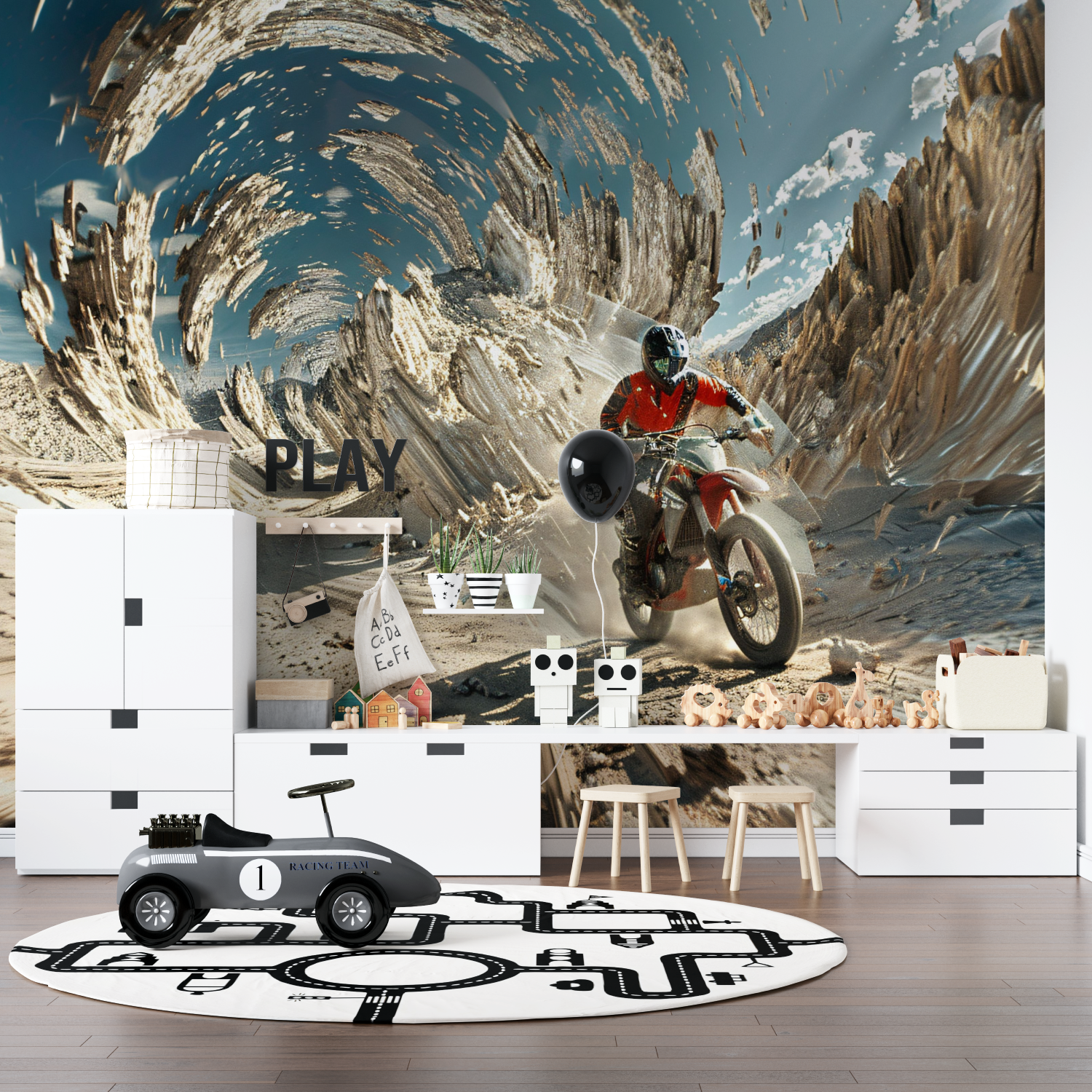 Motocross 3D Wallpaper | Murals Wallpaper
