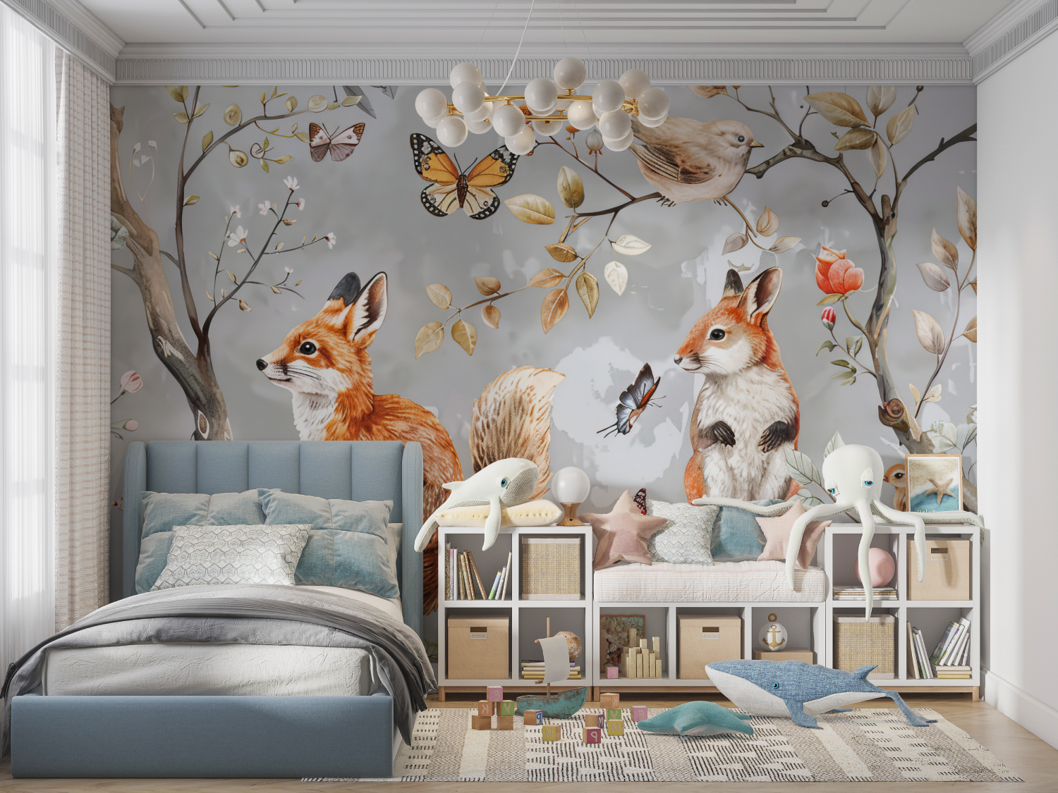 Kinderzimmer-Tapetenrolle | Wandtapeten