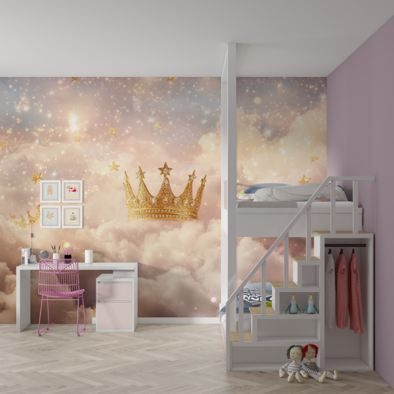 Magic Crown Princess Wallpaper | Murals Wallpaper