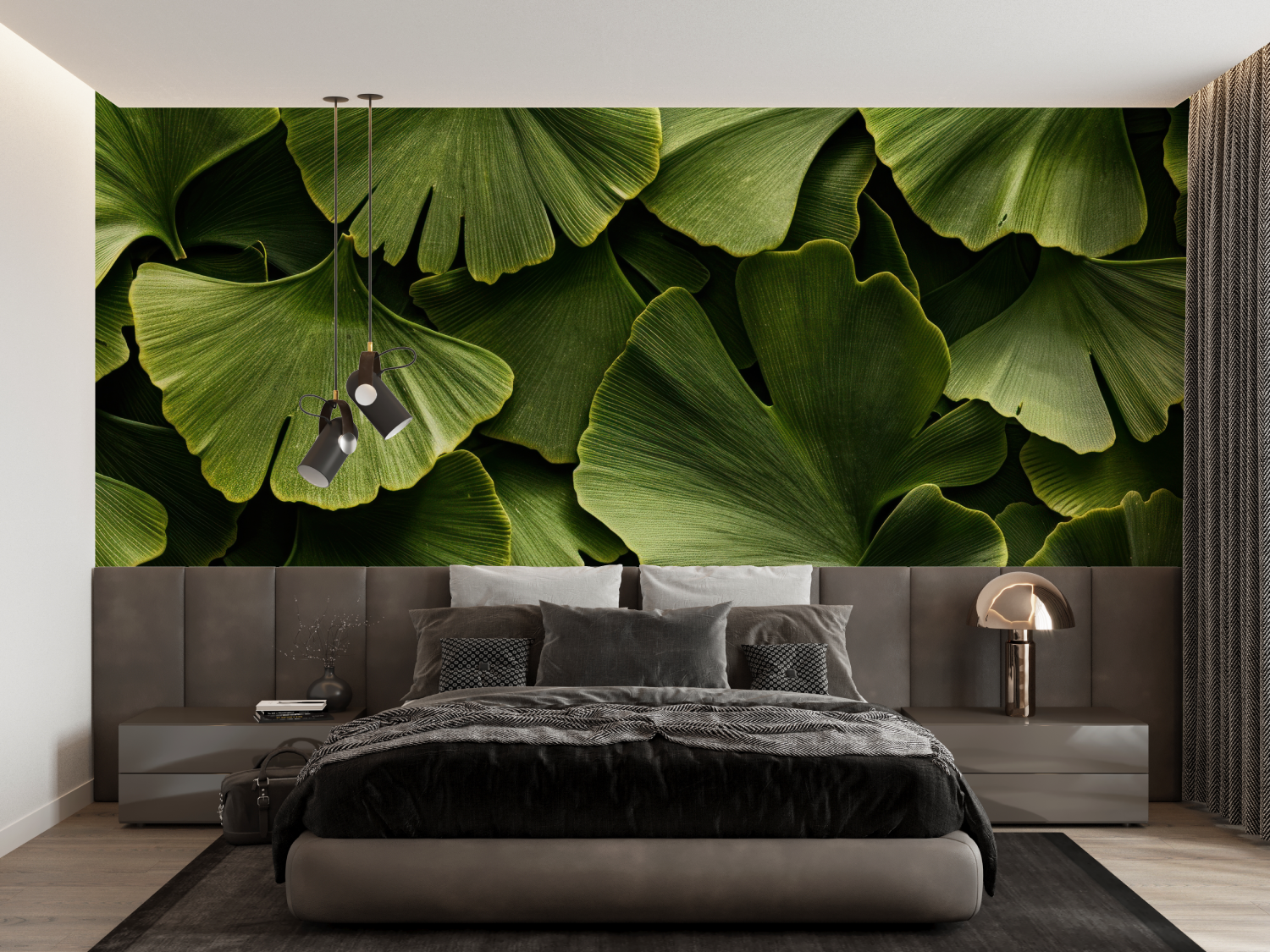 Ginkgo Green Wallpaper | Murals Wallpaper
