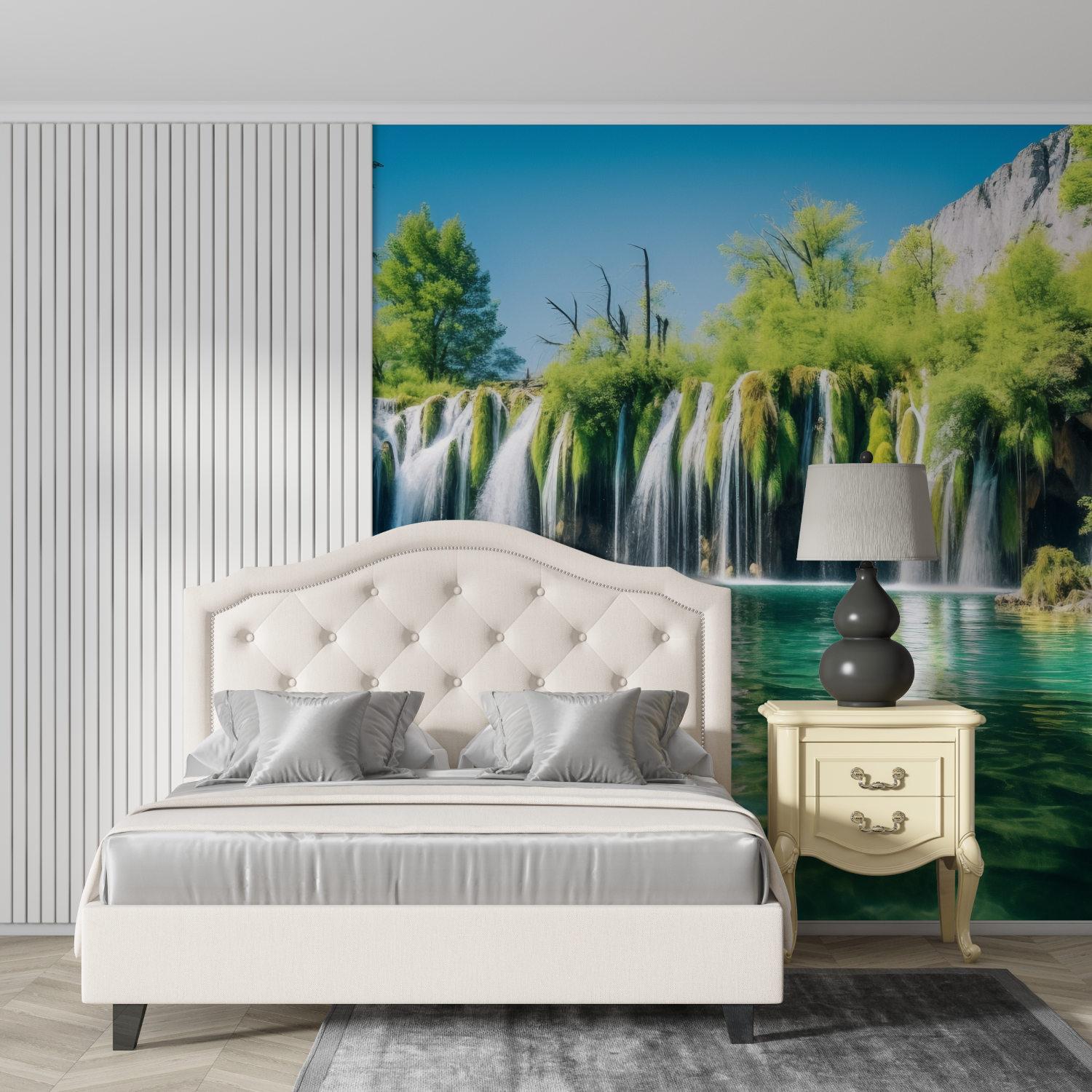 Zenitude Wasserfall-Tapete | Wandtapete