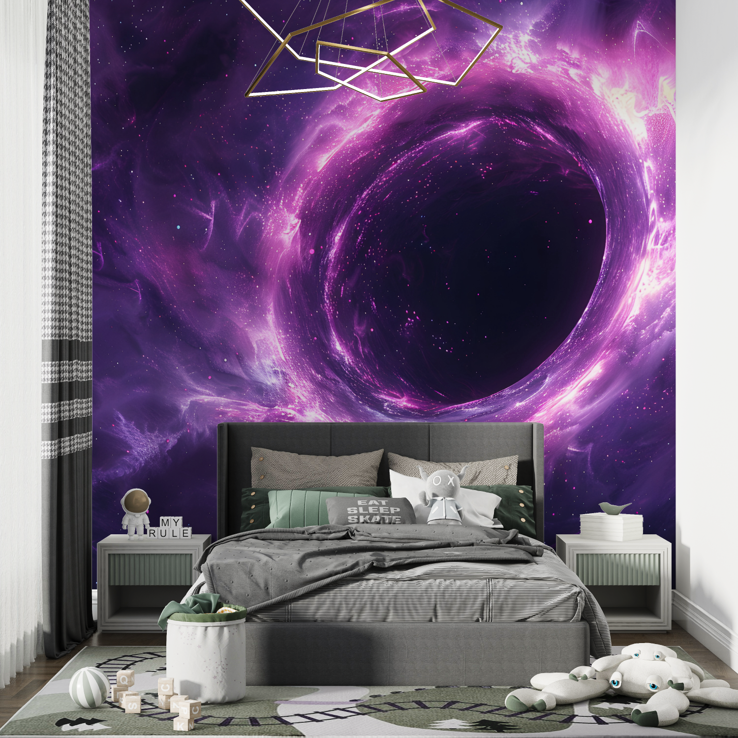 Purple Black Hole Wallpaper | Murals Wallpaper