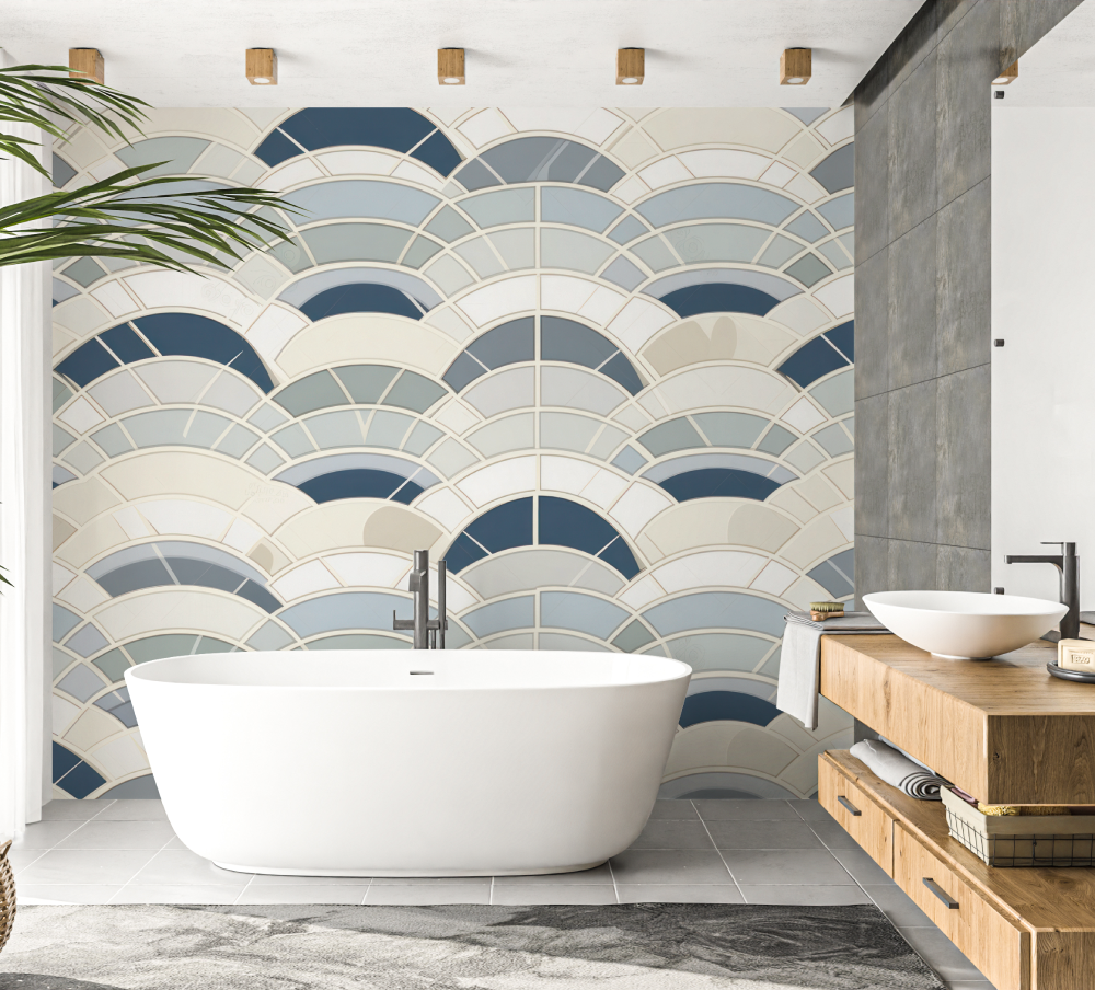 Griechische Tapete Badezimmer | Wandbilder Tapete