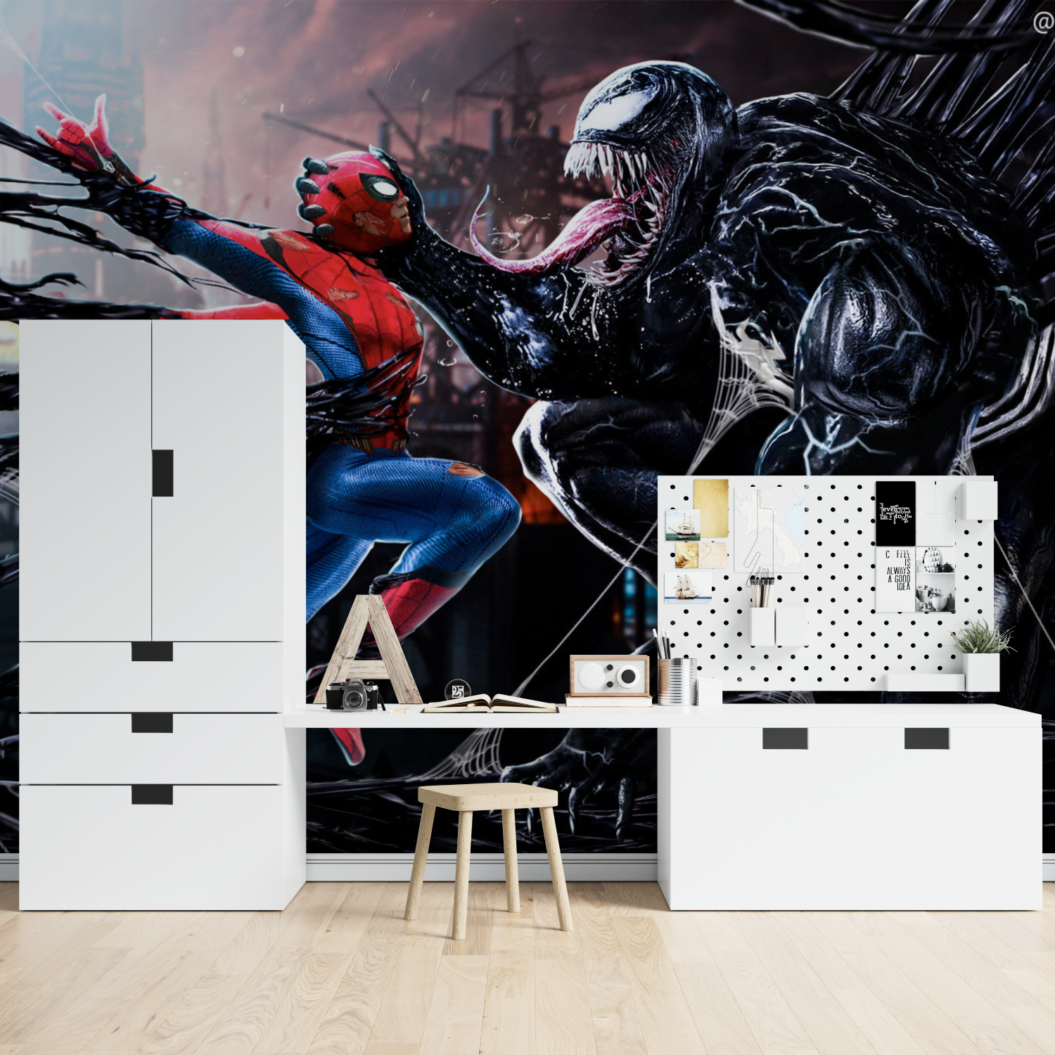 Spiderman vs Venom Tapete | Wandbilder Tapete