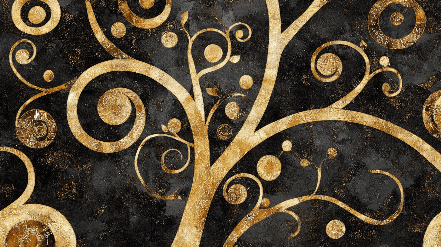 Tree of Life Wallpaper by Klimt | Murals Wallpaper