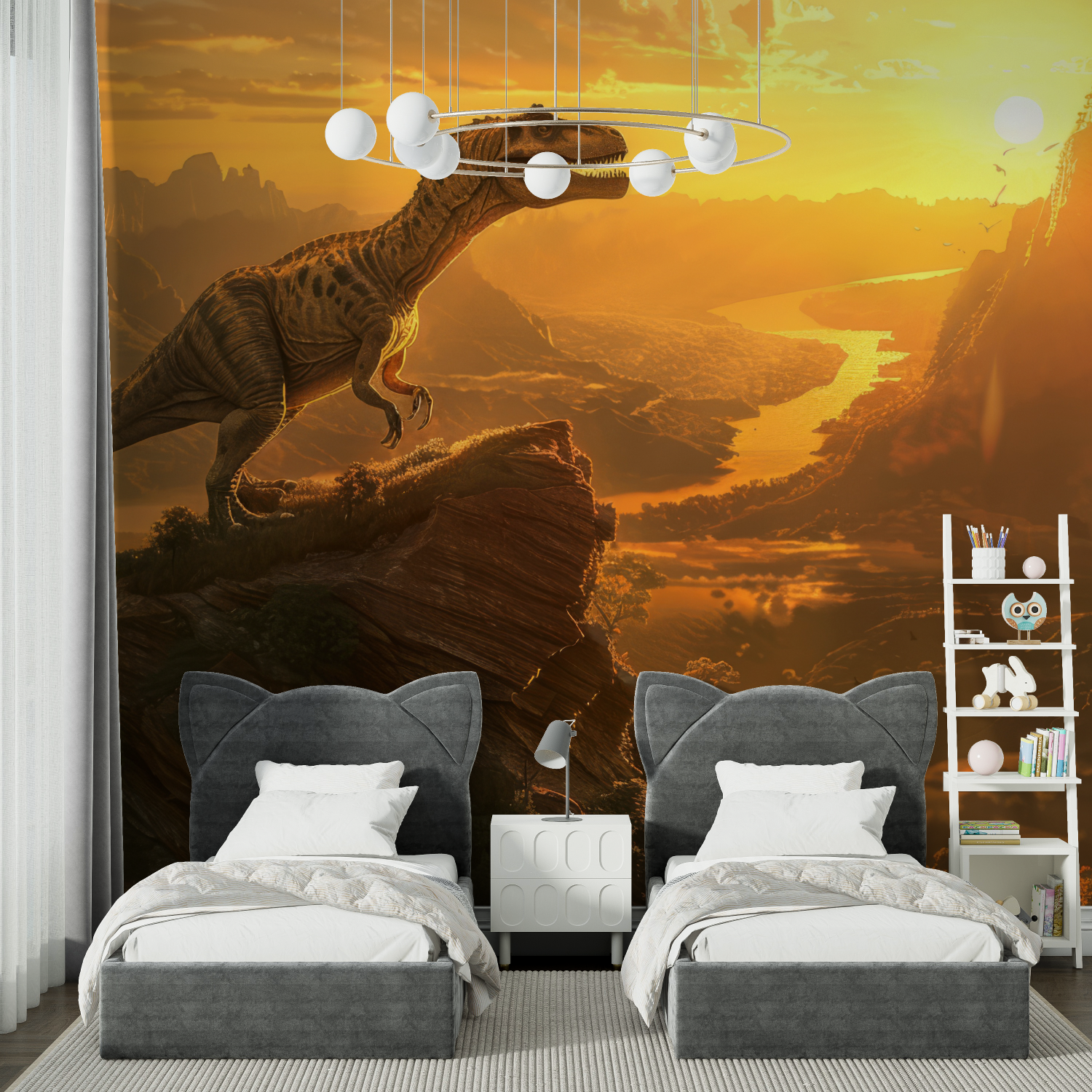 T-Rex Dominant Dinosaur Wallpaper | Murals Wallpaper