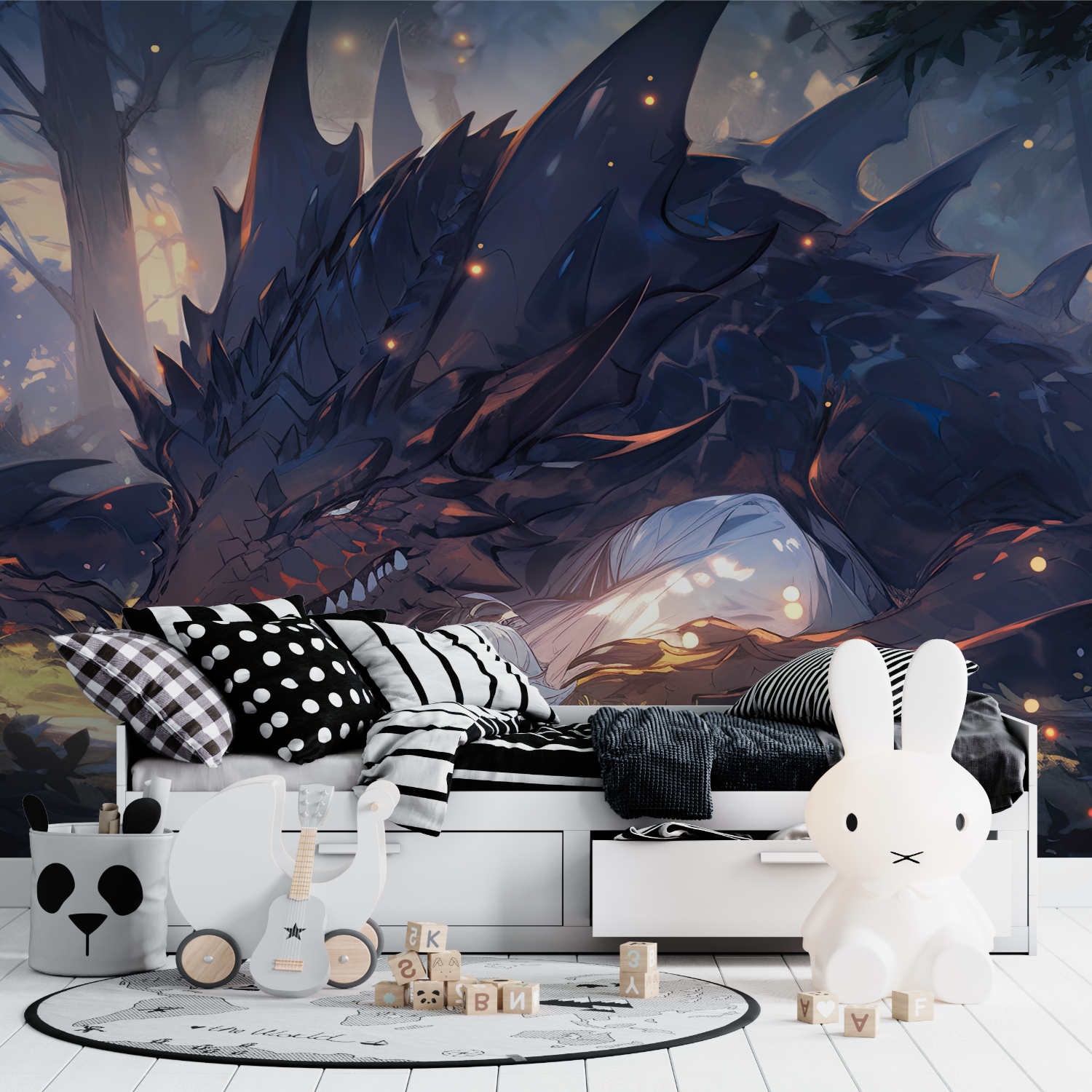 Dinosaur Dragon Anime Wallpaper | Murals Wallpaper