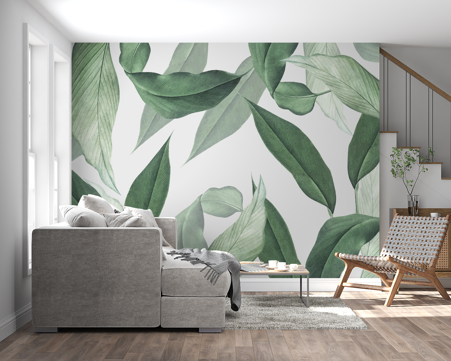 Leaf Green Wallpaper | Murals Wallpaper