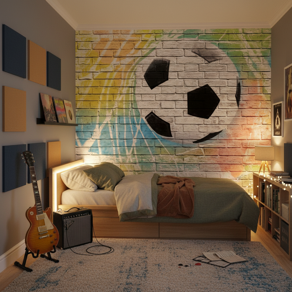 Mural Football Wallpaper