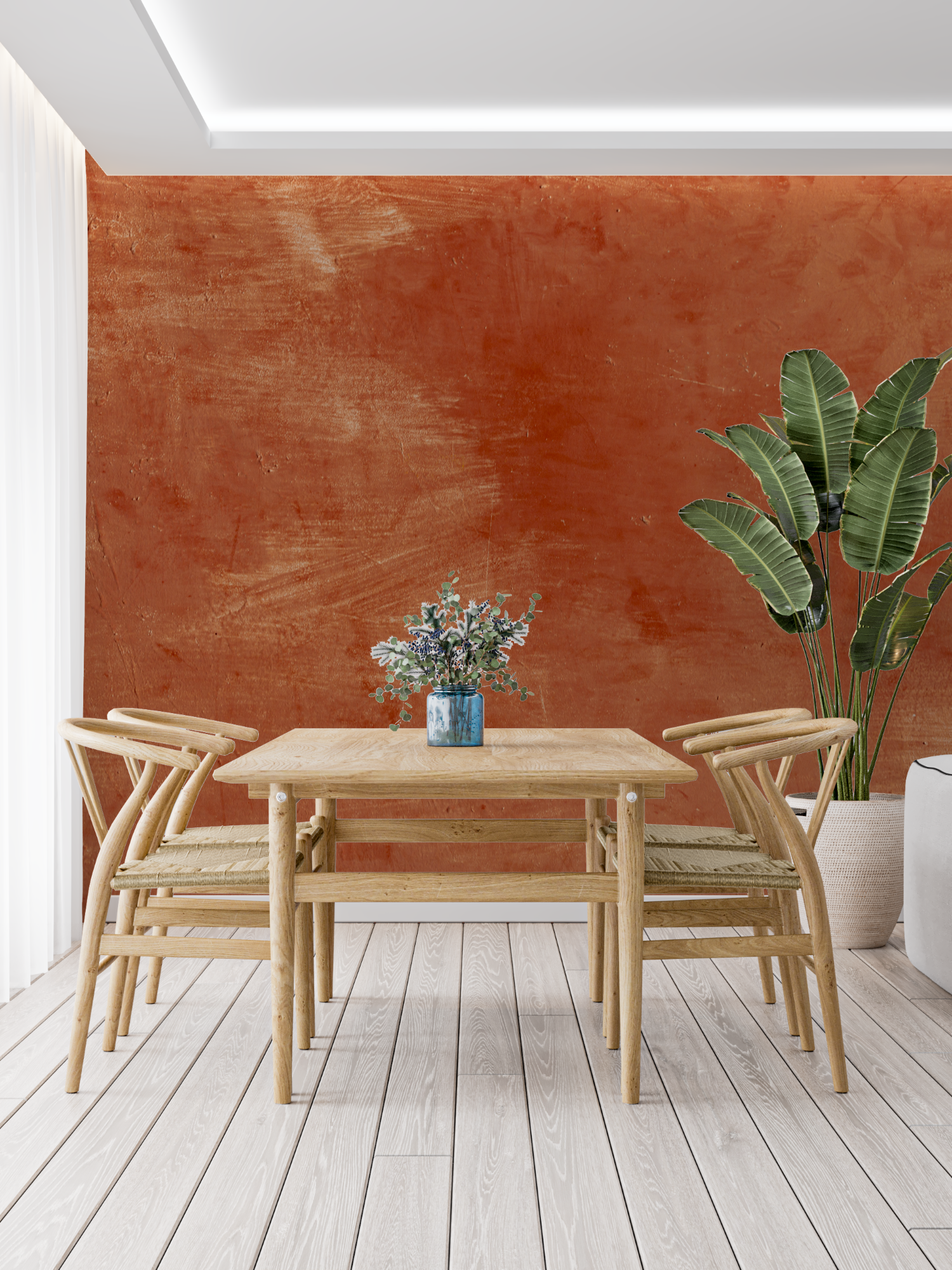 Red Ochre Wallpaper | Murals Wallpaper