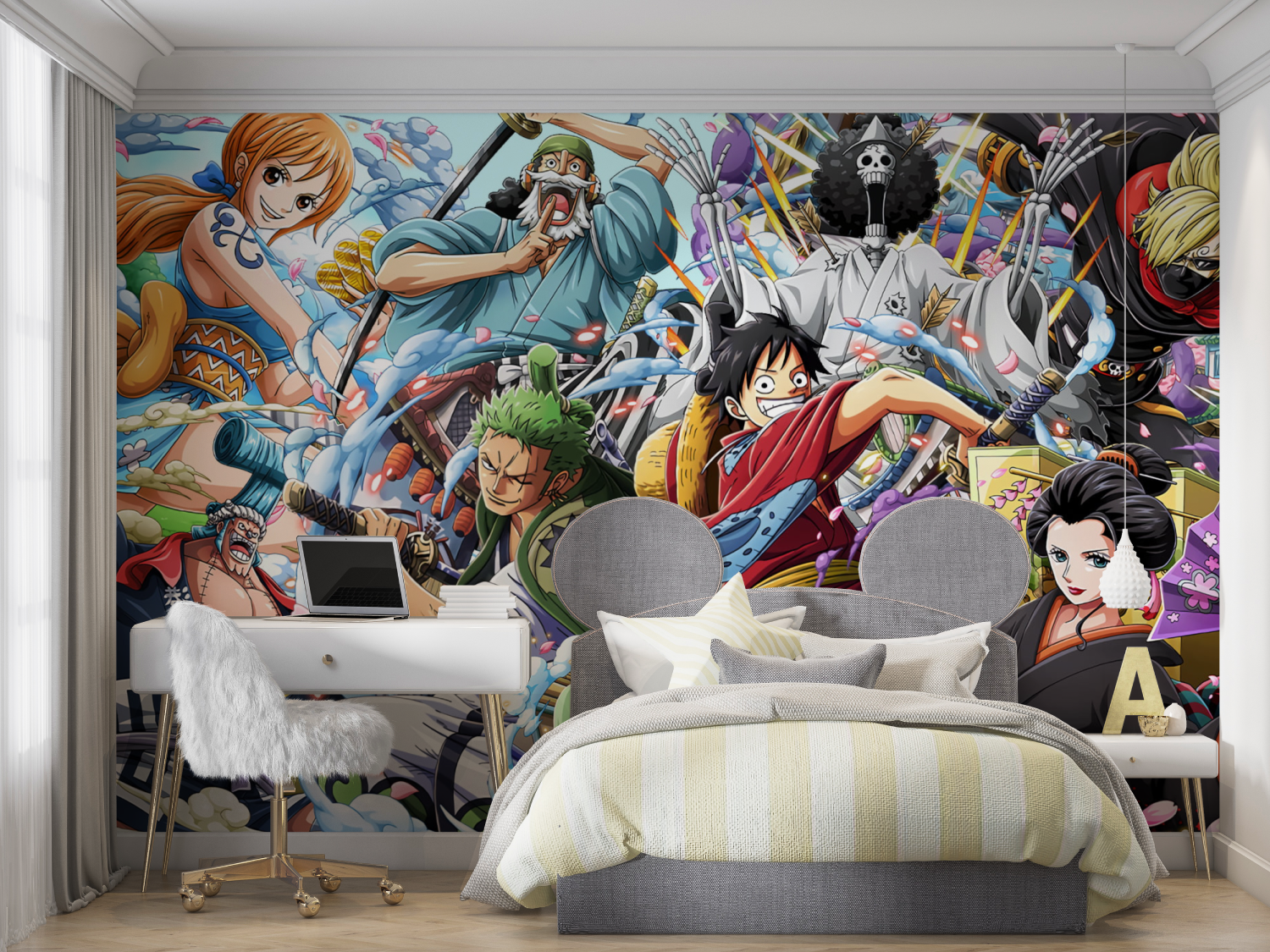 One Piece Mural Wallpaper for Kids