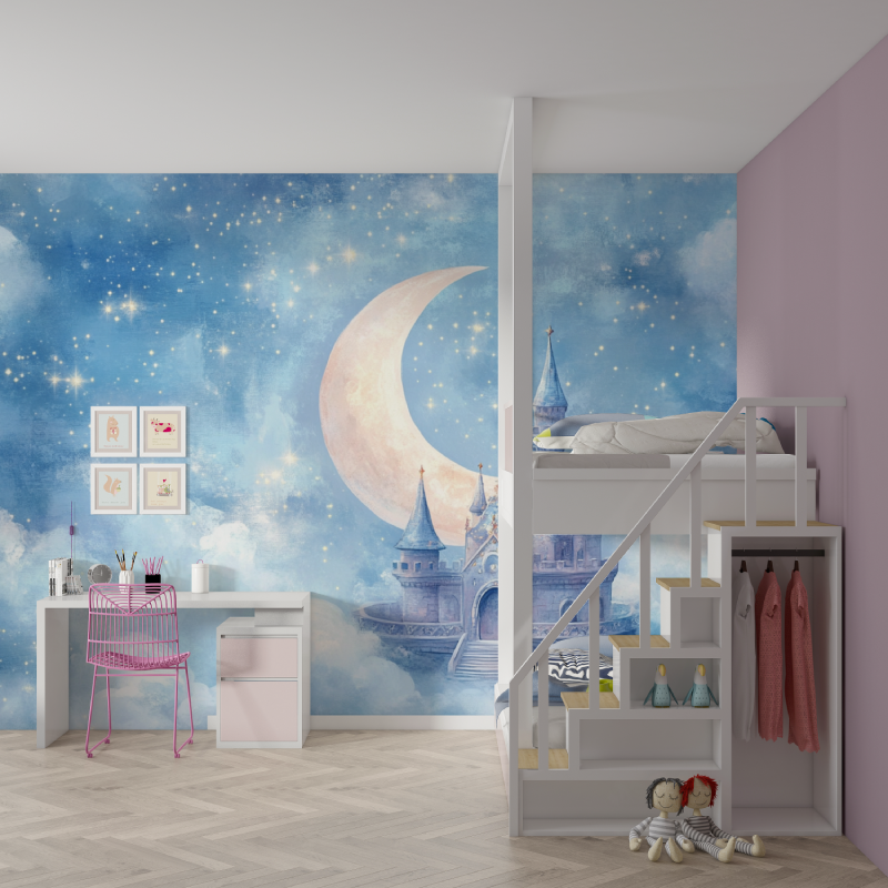 Baby Moon Wallpaper | Murals Wallpaper
