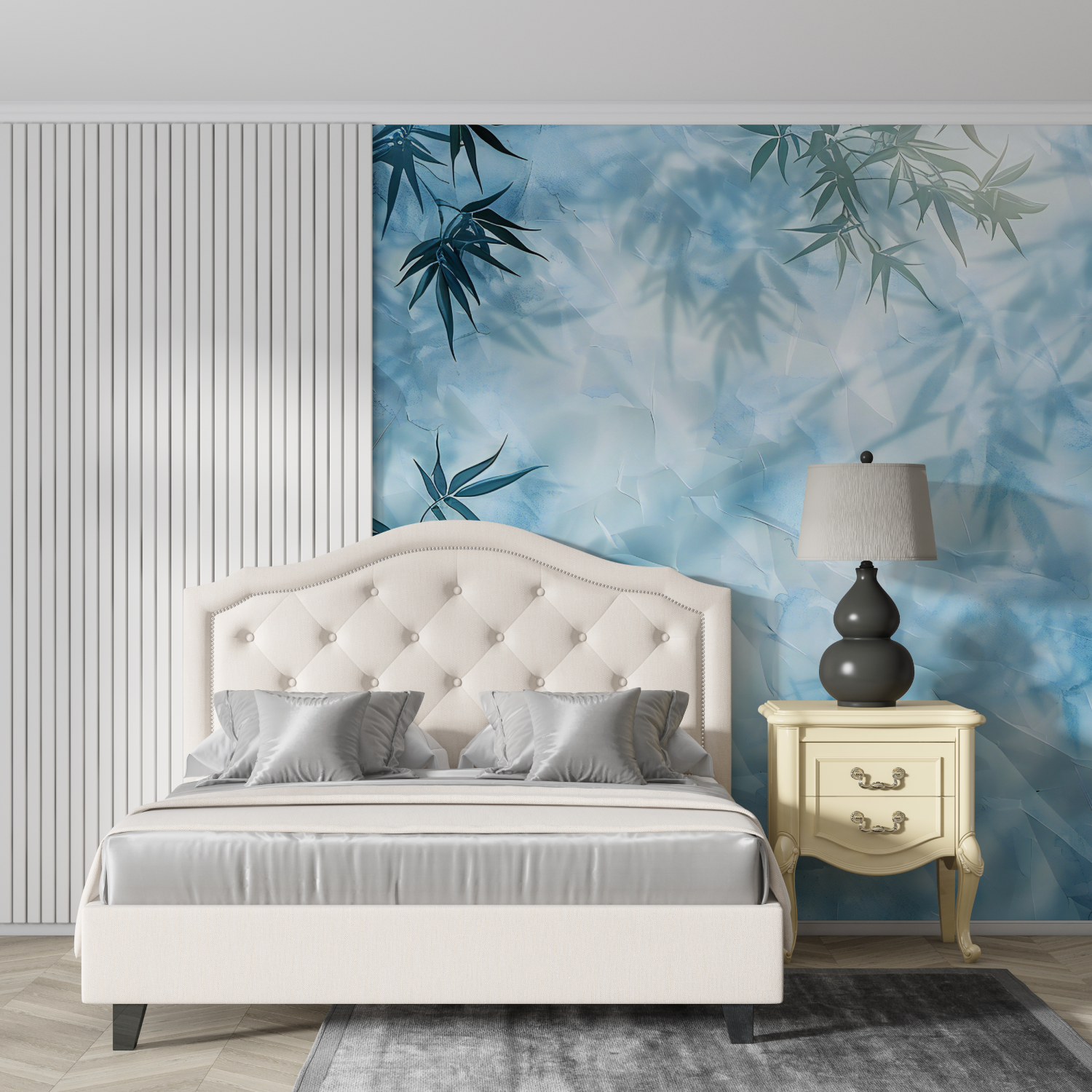 Blue Bamboo Wallpaper | Murals Wallpaper