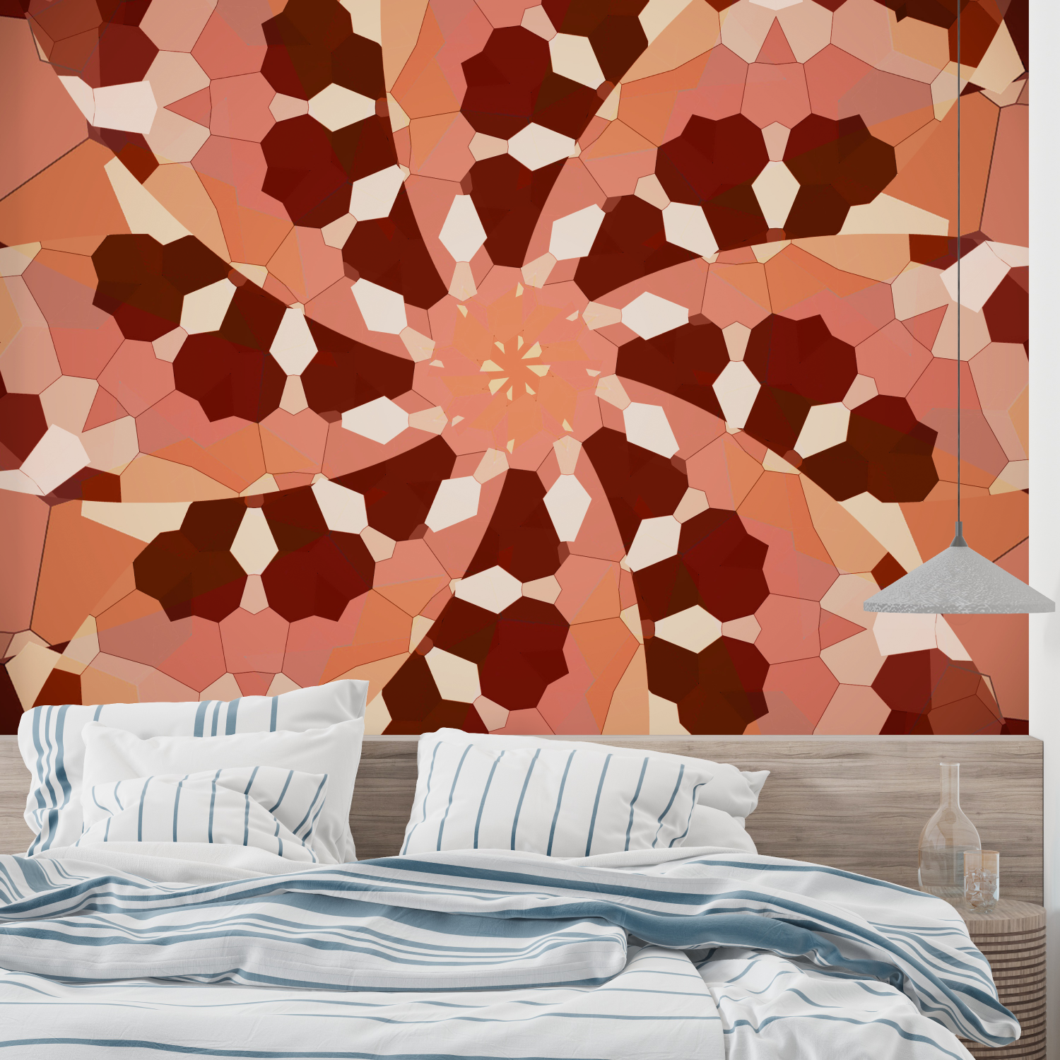 Terracotta Ethnic Wallpaper | Murals Wallpaper