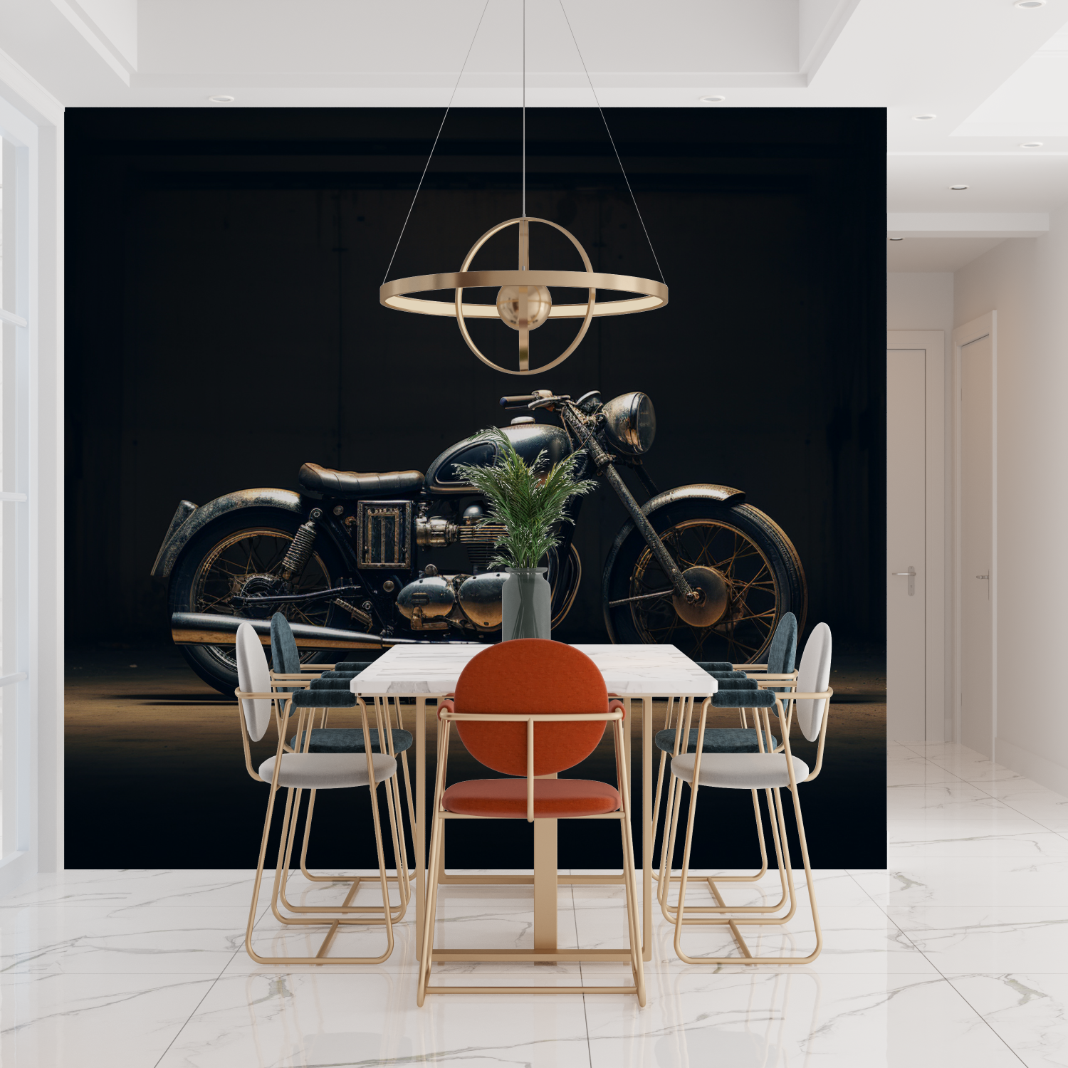 Roadster-Motorrad-Hintergrundbild | Wandbild-Hintergrundbild