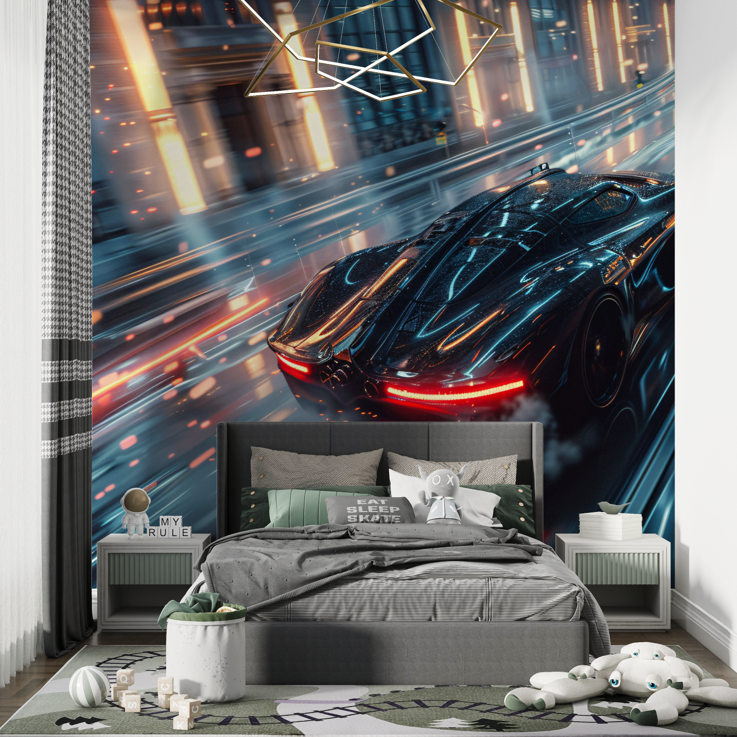 Car Tuning Adult Bedroom Wallpaper | Murals Wallpaper