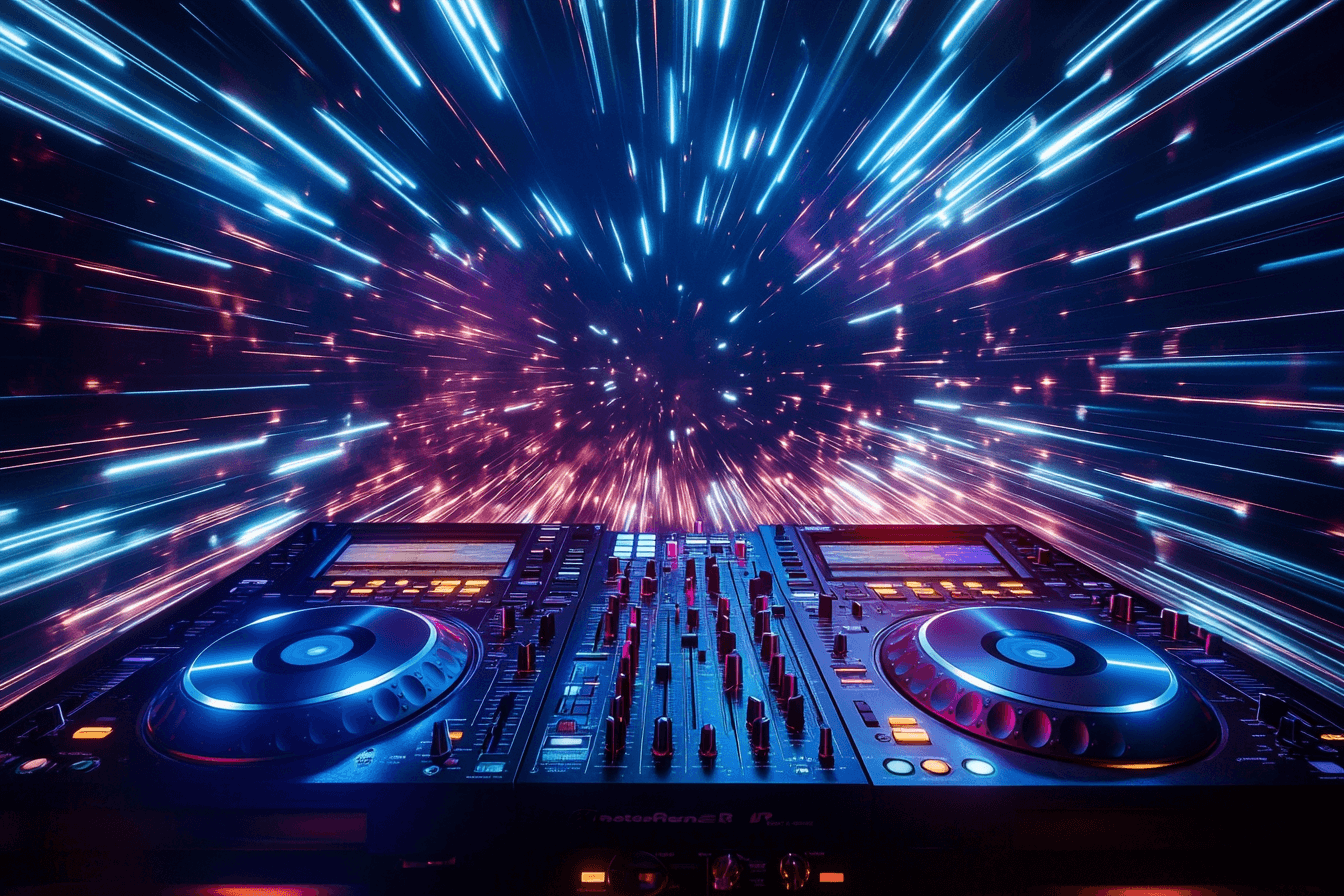 Techno DJ Wallpaper | Murals Wallpaper