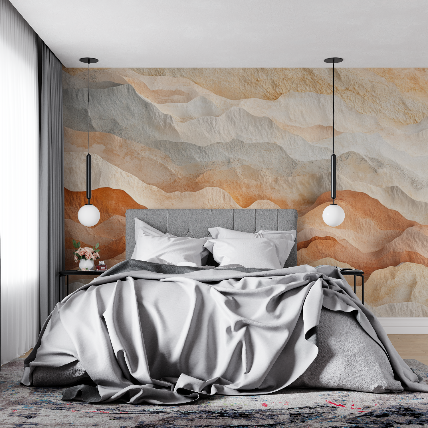 Desert Trend Terracotta Wallpaper | Murals Wallpaper