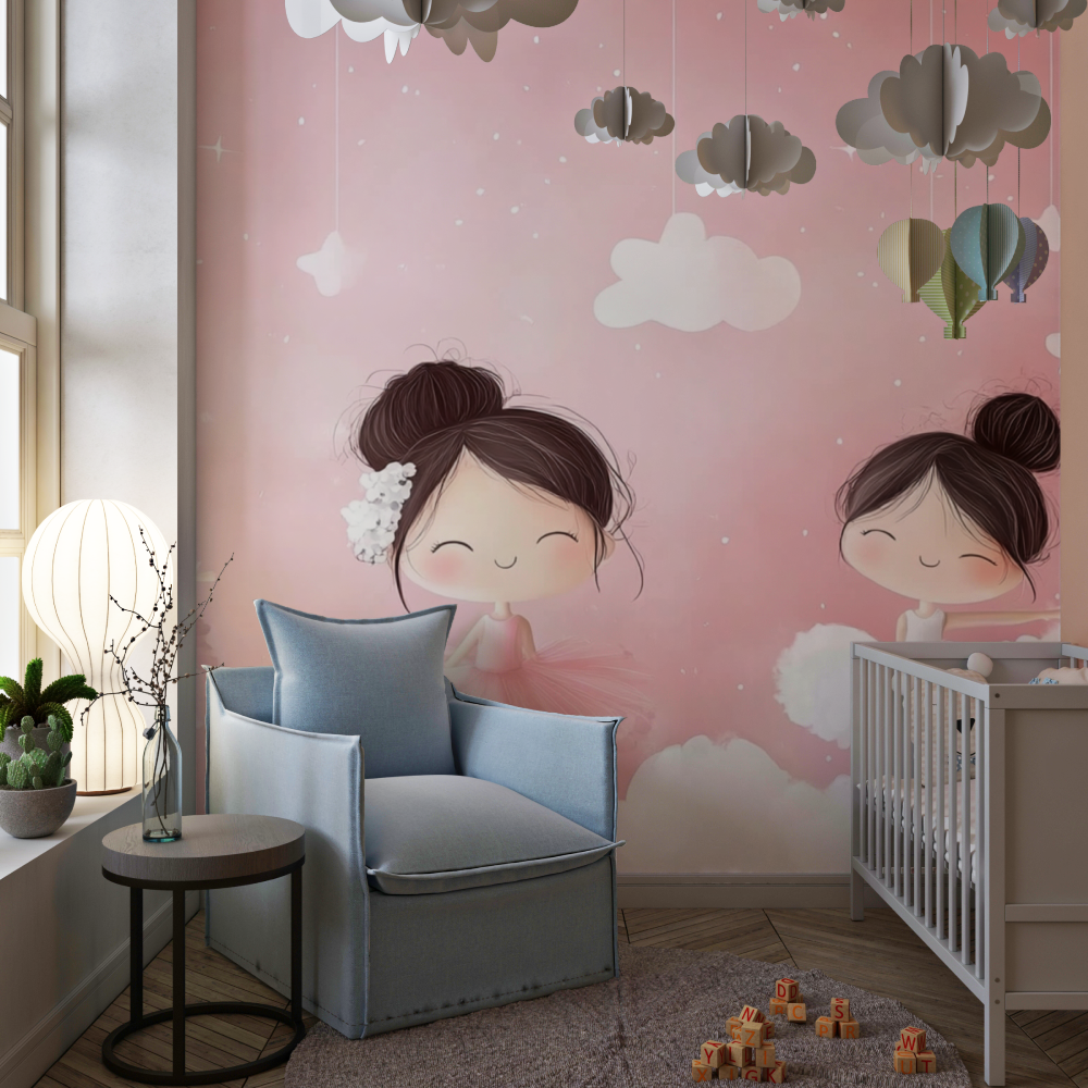 Princess Trio Ballerinas Wallpaper | Murals Wallpaper