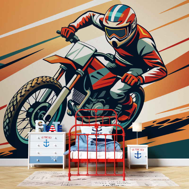 Boy's Motorcycle Wallpaper | Murals Wallpaper