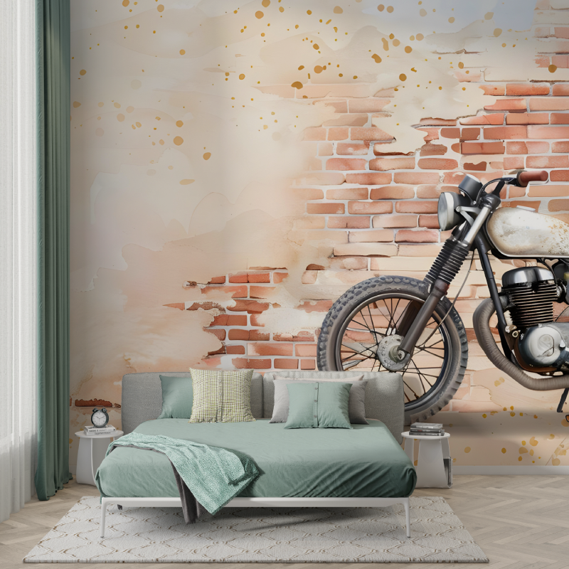 XXL Motorcycle Photo Wall Mural | Murals Wallpaper