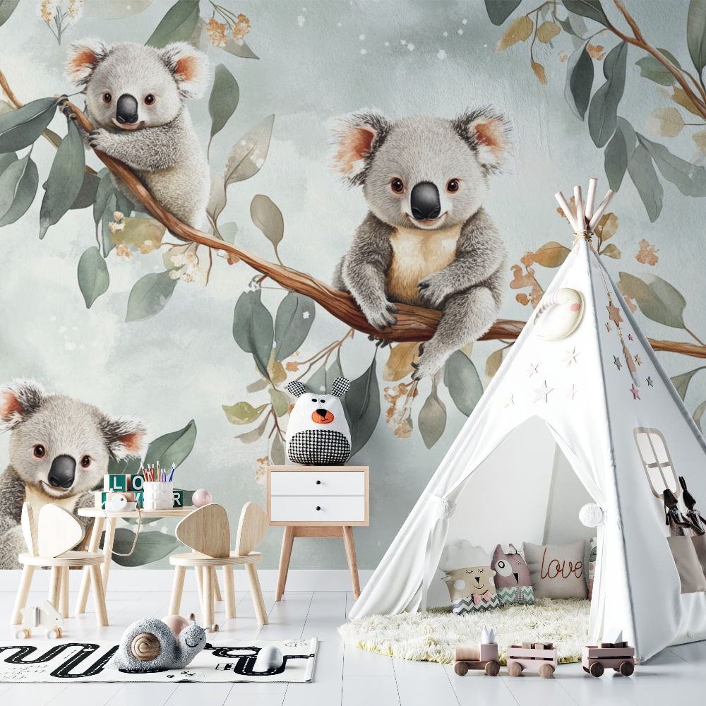 Koala and First Stars Wallpaper | Murals Wallpaper