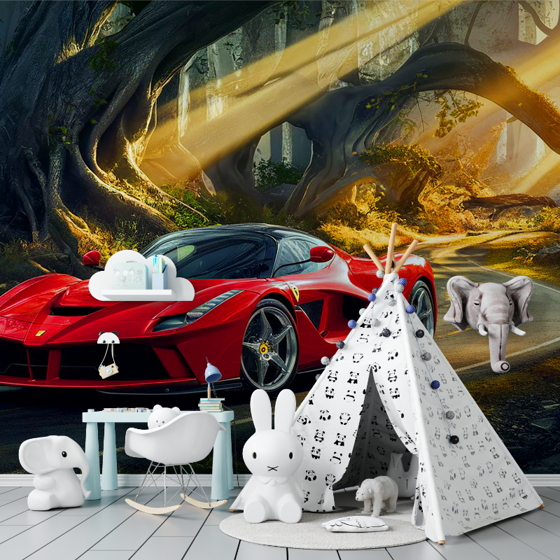 Ferrari-Auto-Hintergrundbild | Wandbild-Hintergrundbild