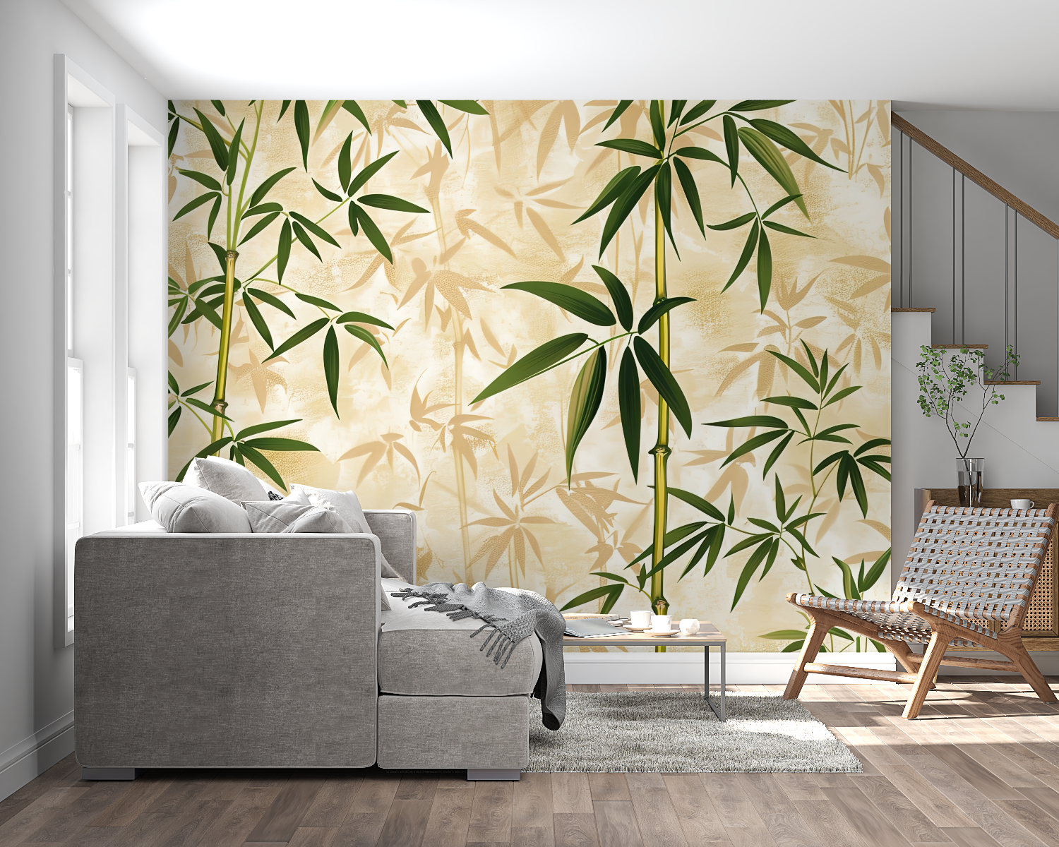 Bambus Vliestapete | Wandbilder Tapete