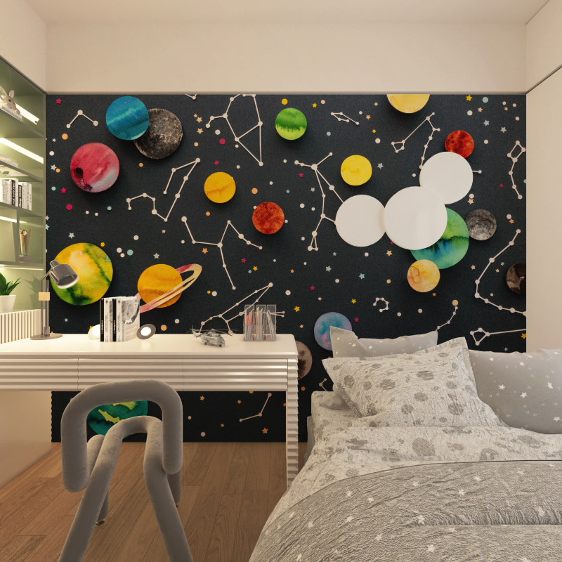 Teen Room Space Wallpaper | Murals Wallpaper