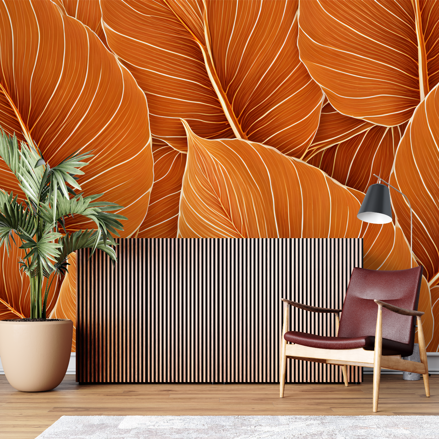Orange Banana Wallpaper | Murals Wallpaper