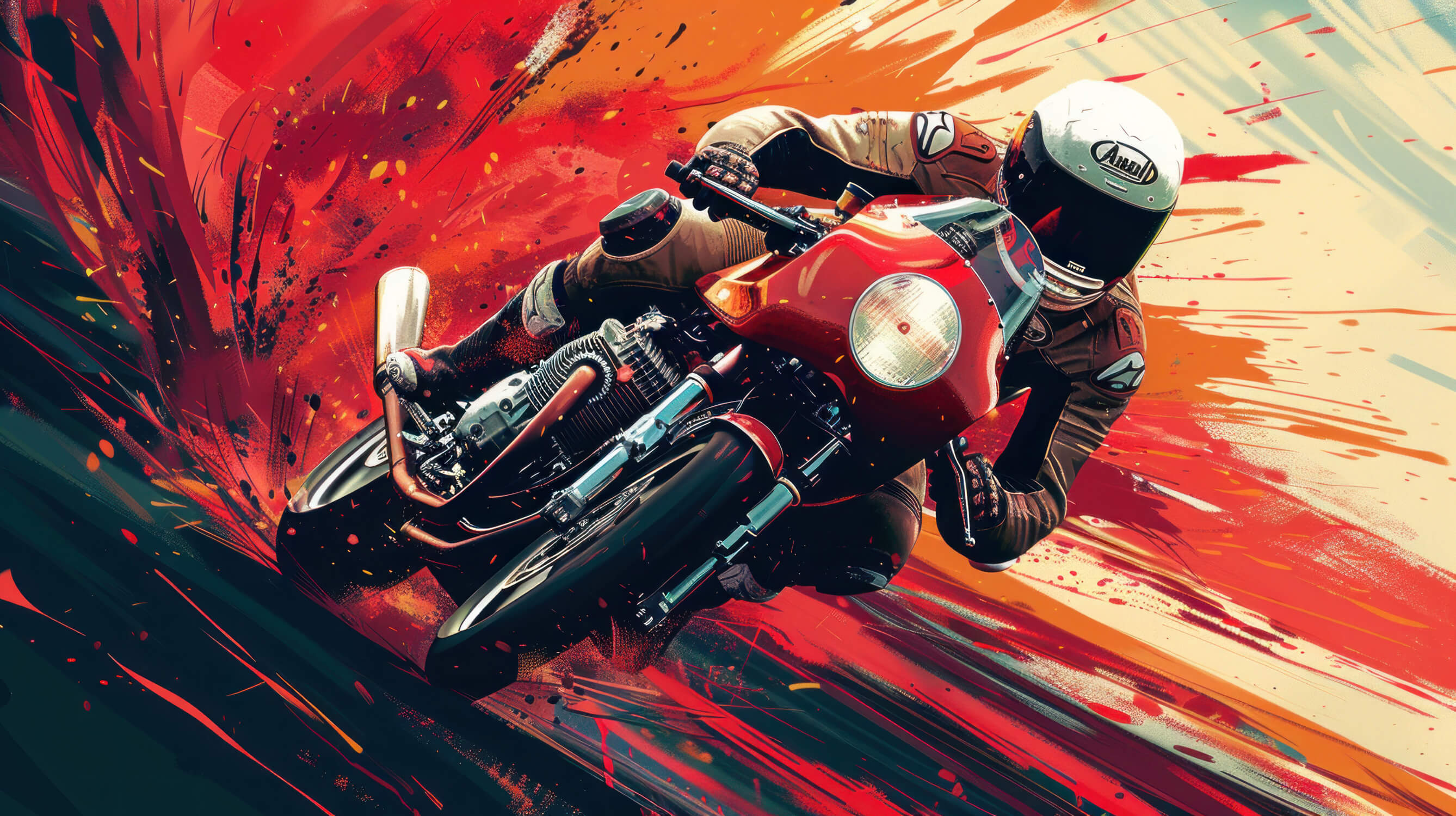 3D Wallpaper Teen Bedroom Motorcycle | Murals Wallpaper