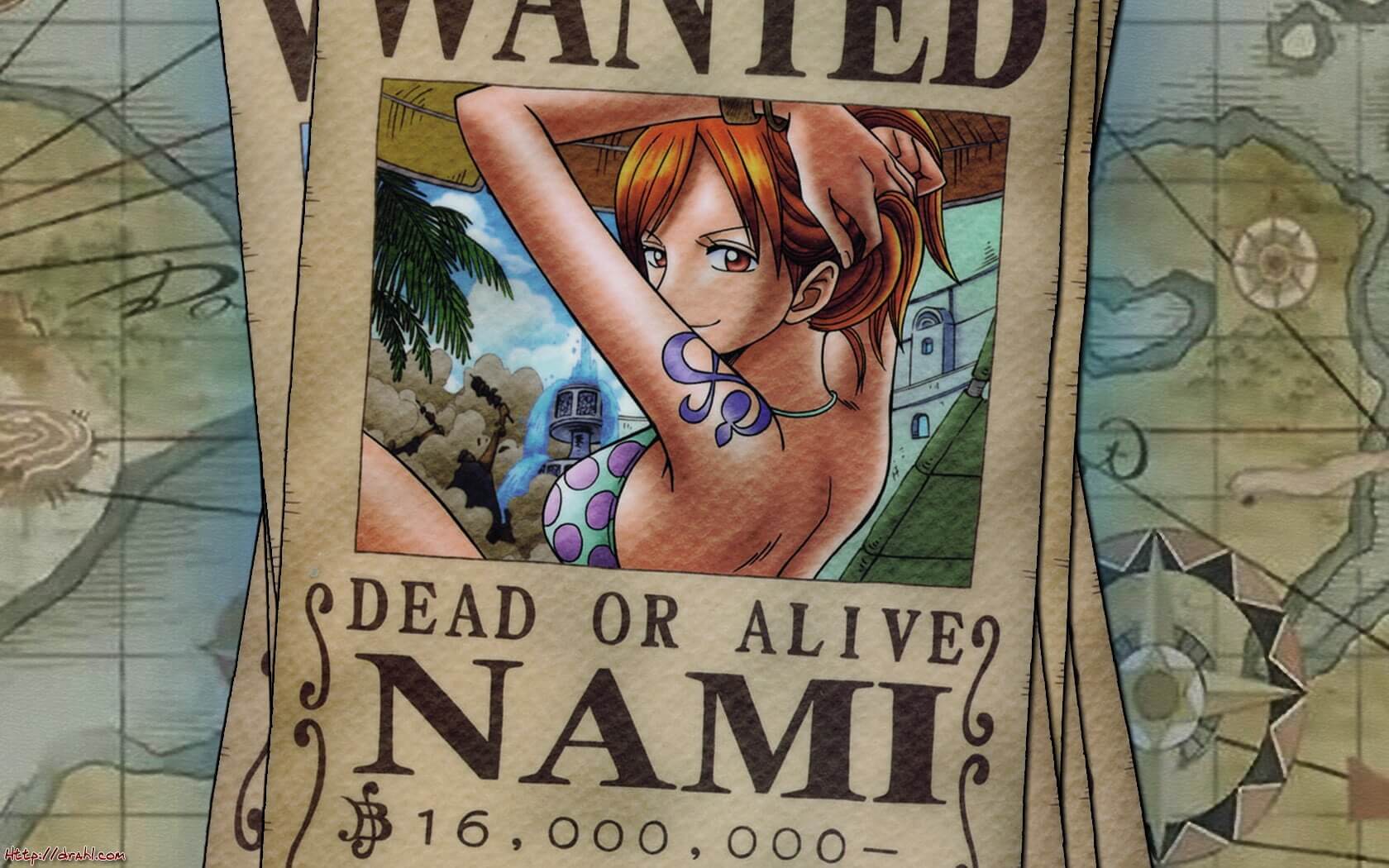 One Piece Nami Wallpaper | Murals Wallpaper